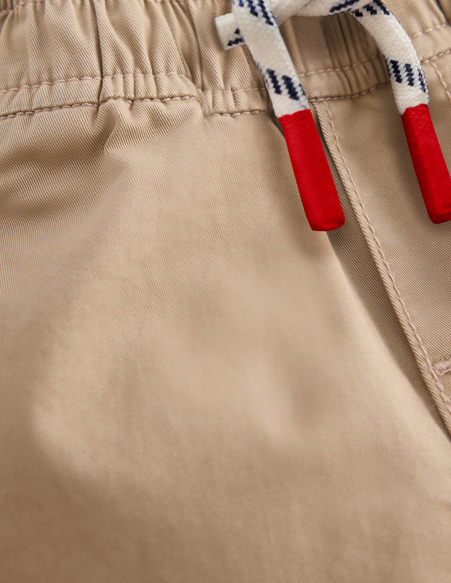 Slim Pull-on Trousers-Greige