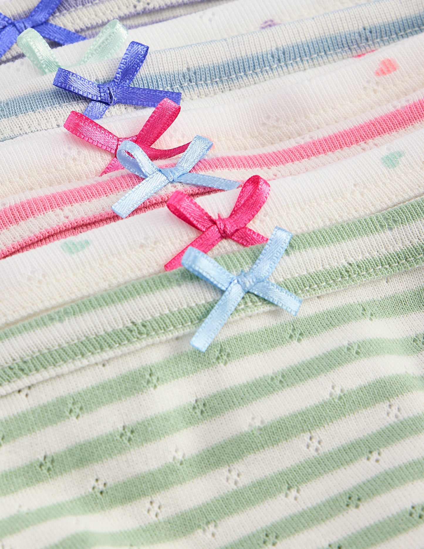 7-pack Pointelle Pants-HEARTS