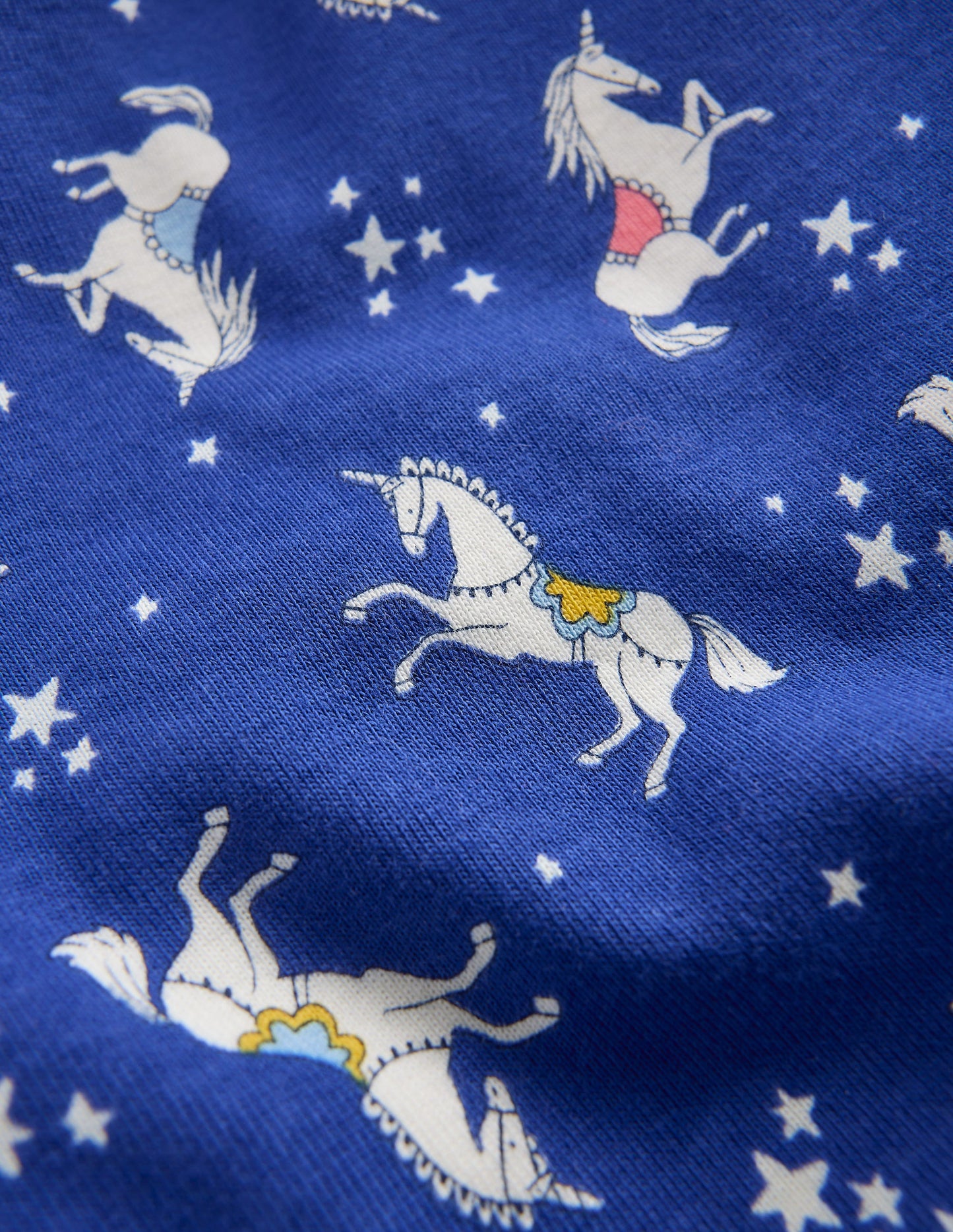 Snug Glow-In-The-Dark Pyjamas-Sapphire Blue Unicorns