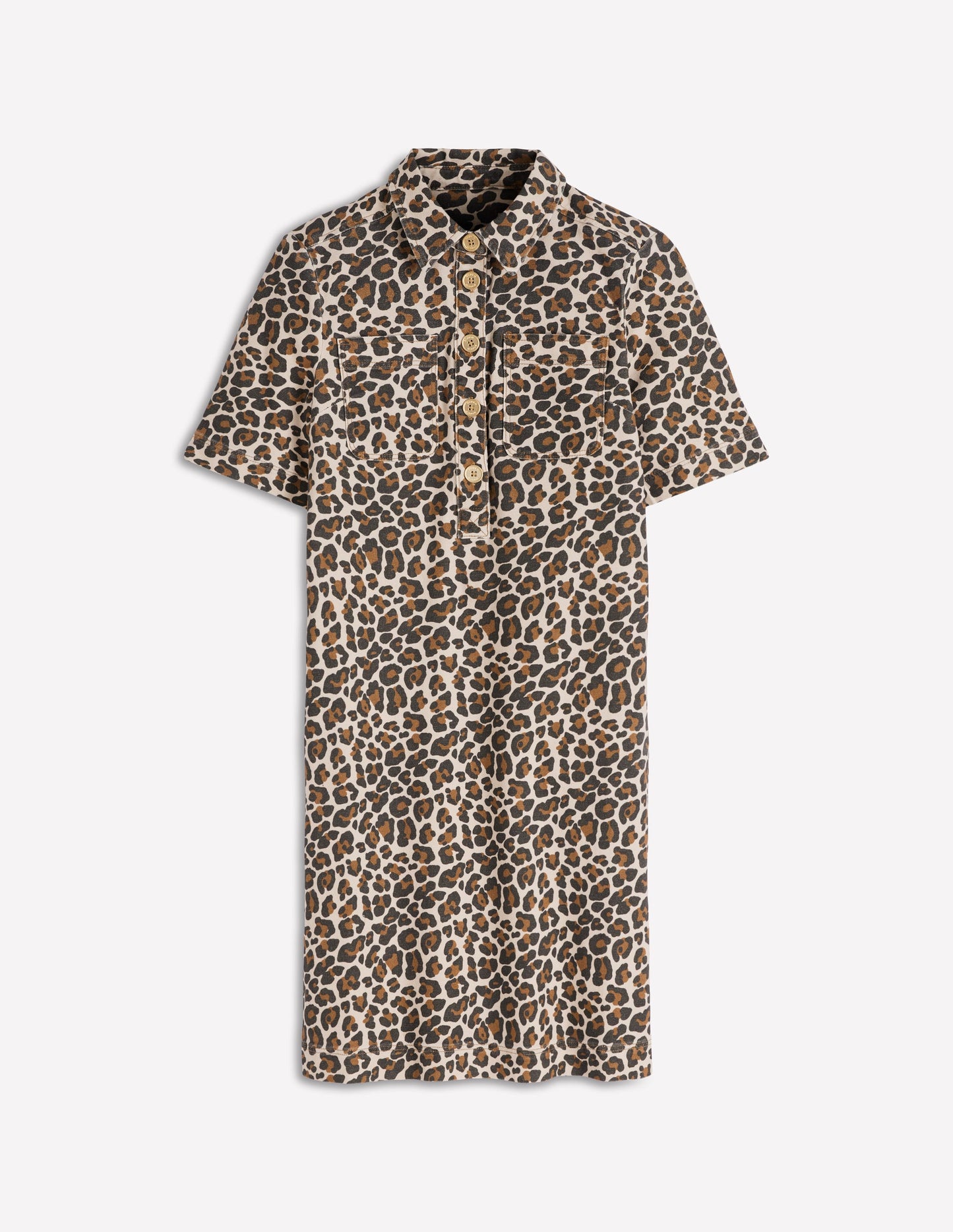 Zia Pocket Shift Dress-Almond Milk, Cheetah Pop