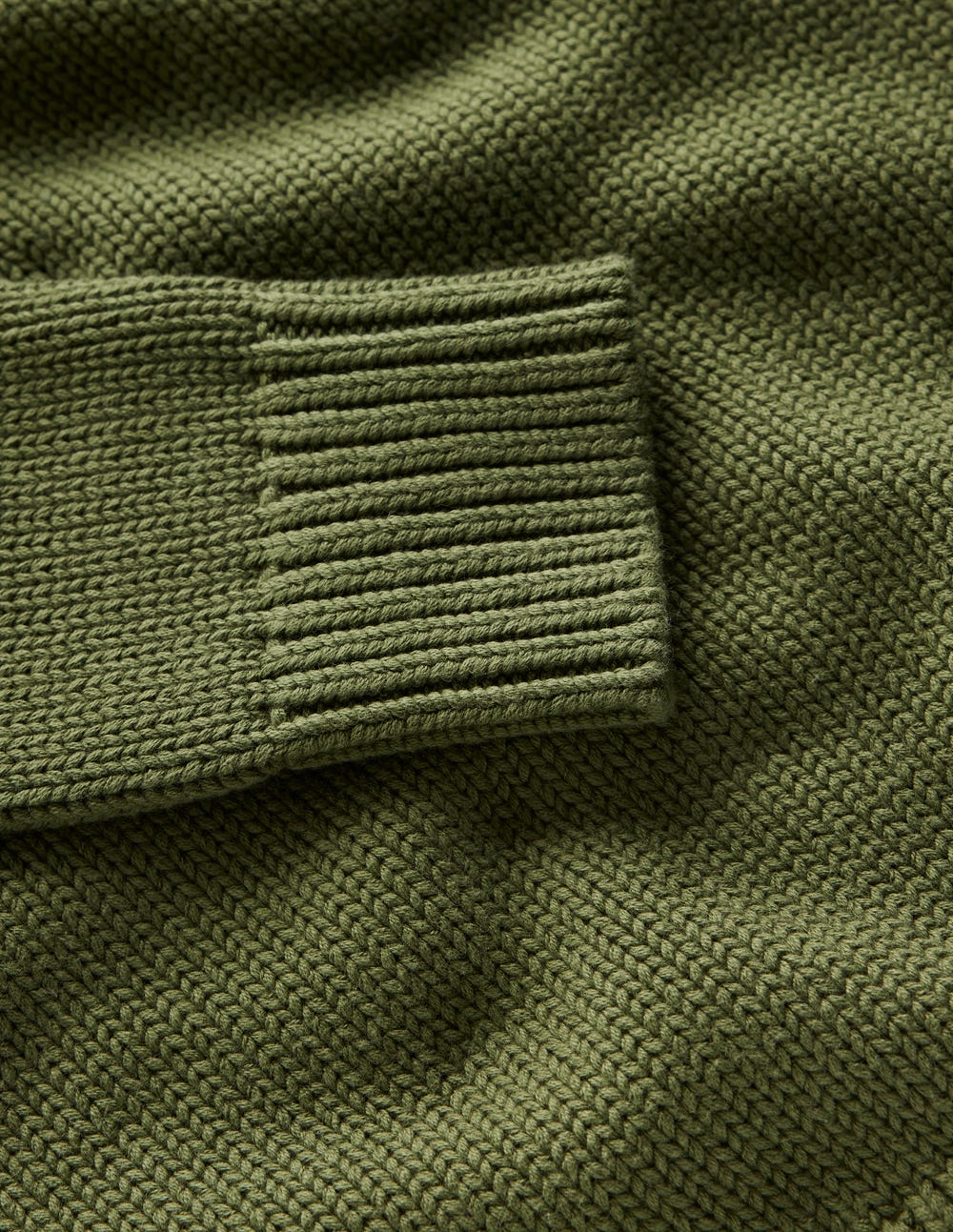 Lucy Oversized Cotton Jumper-Promenade Green