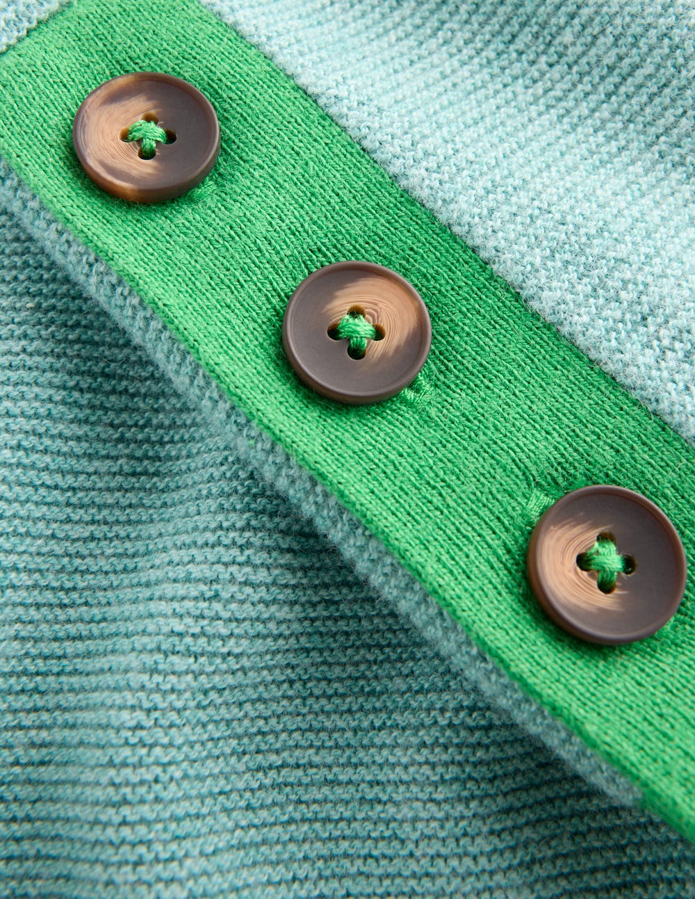 Grace Colour Block Jumper-Cloudy Jade Blue