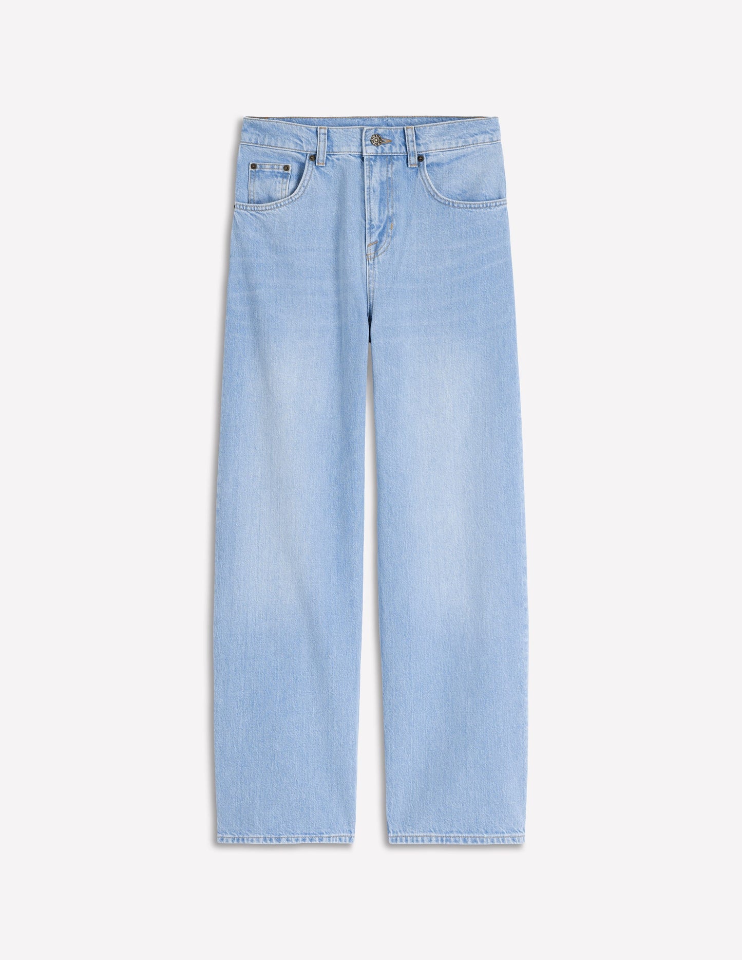 High Rise Relaxed Leg Jeans-Authentic Vintage