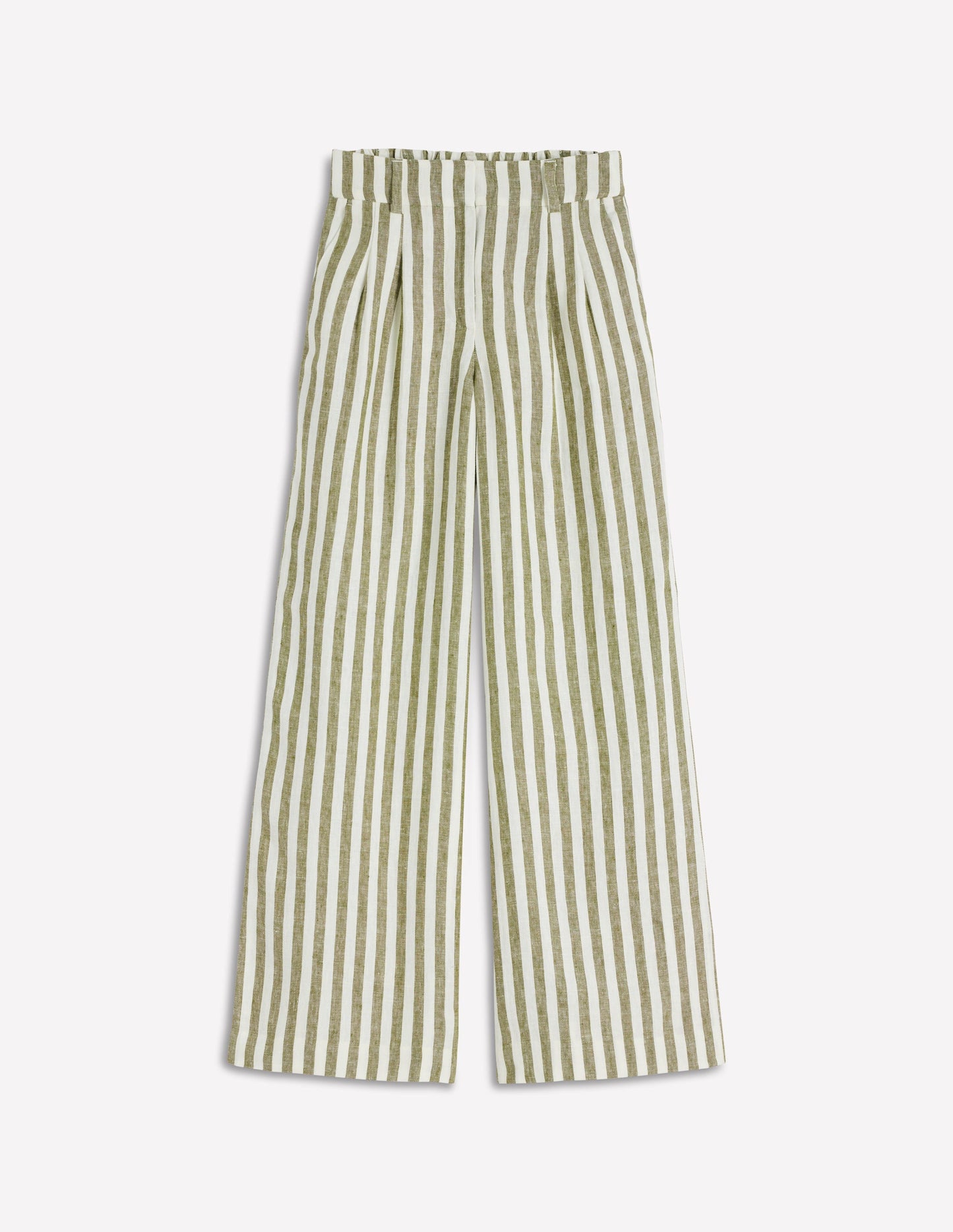 Kensington Linen Trousers-Mayfly Stripe