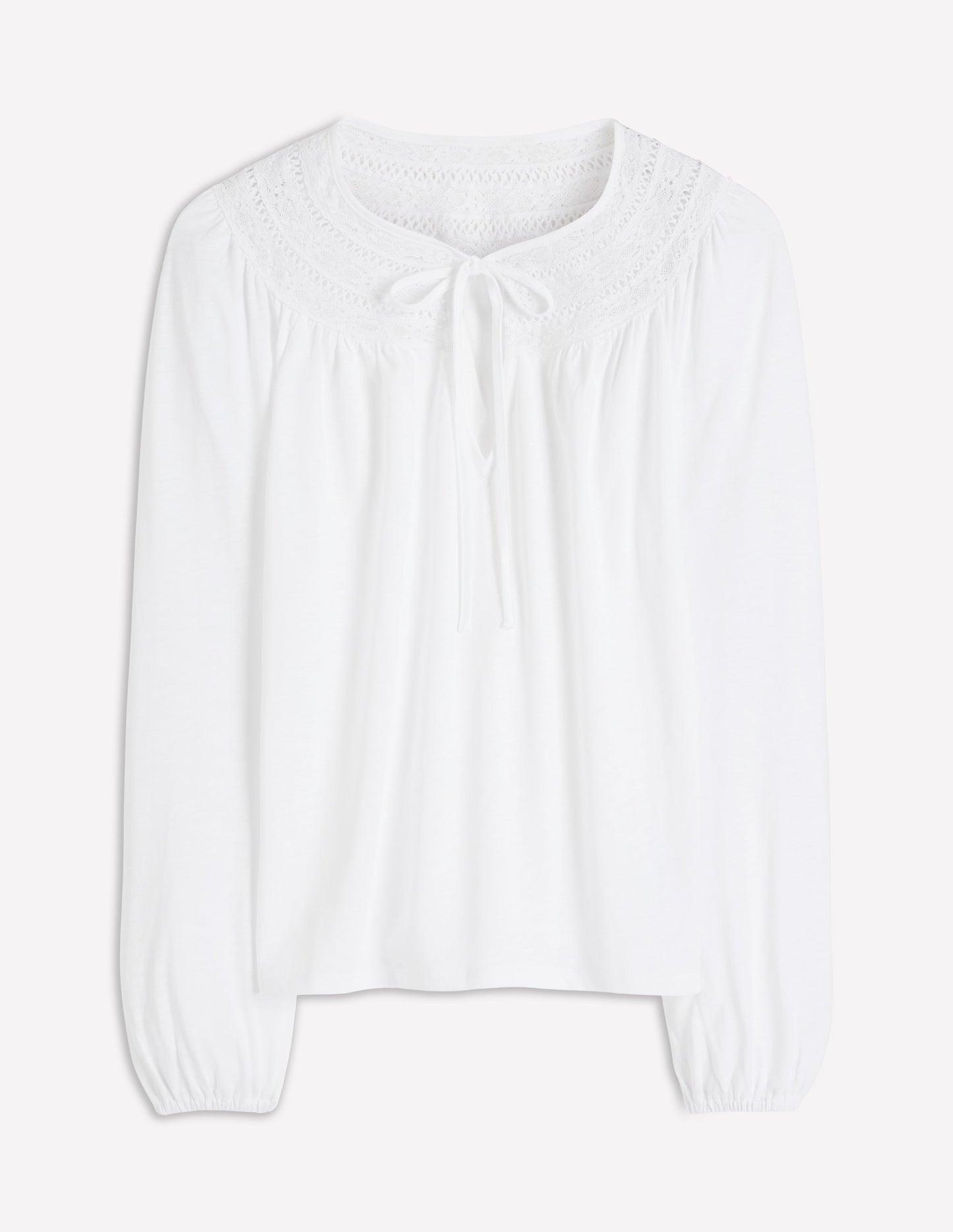 Edi Trim Detail Top-White
