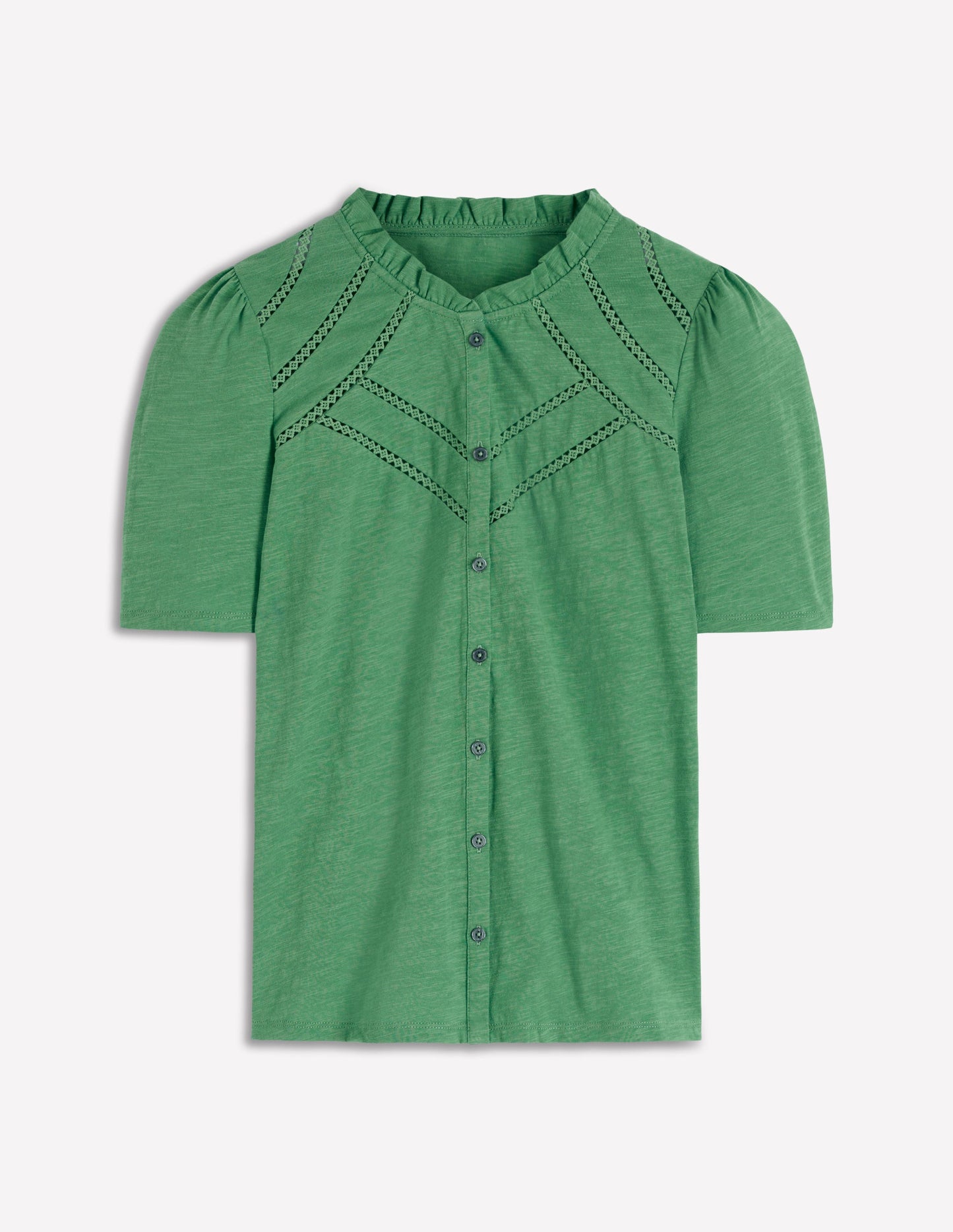 Bea Short Sleeve Shirt-Comfrey