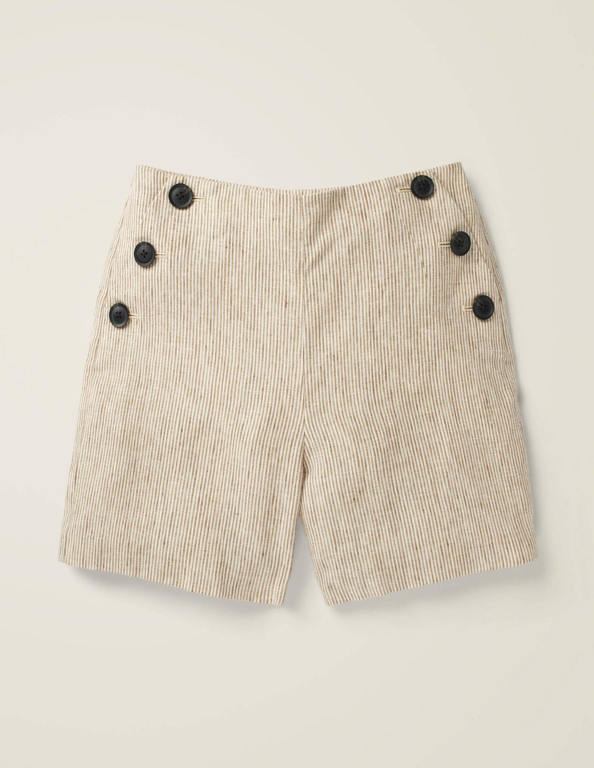 Falmouth Linen Shorts-Ticking Stripe - Image 6