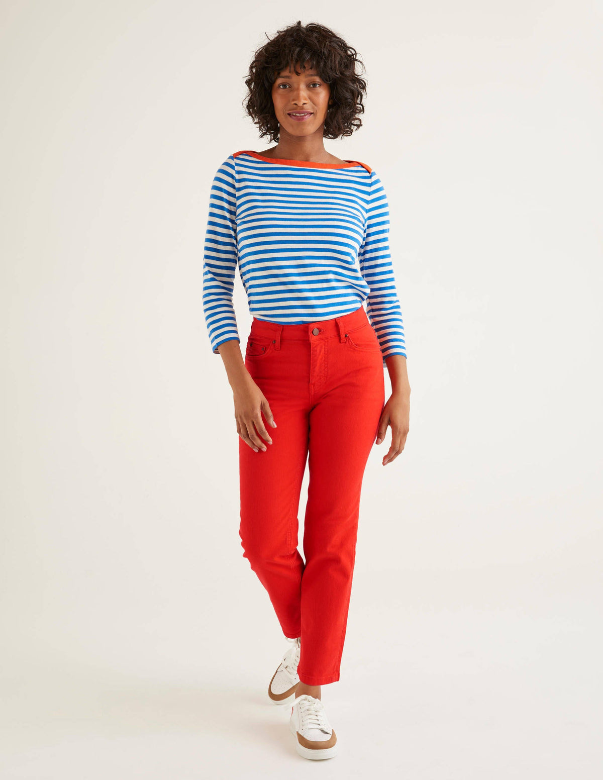 Slim Straight Ankle Skimmers-Orange Sunset-2