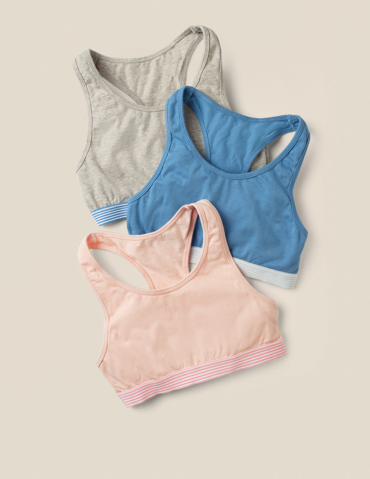 Sporty Crop Tops 3 Pack-Multi-1