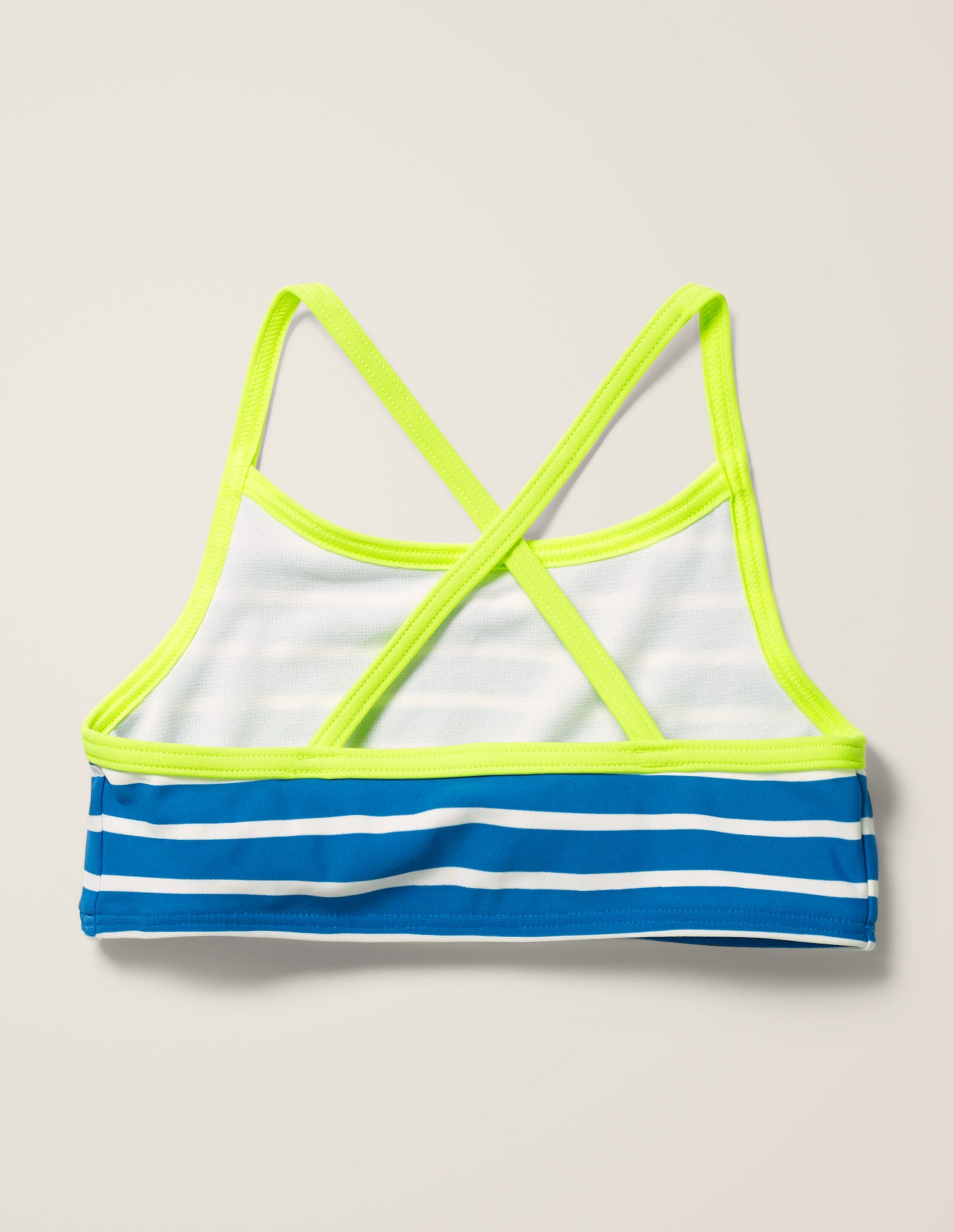 Patterned Bikini Top-Bold Blue/Ivory-2
