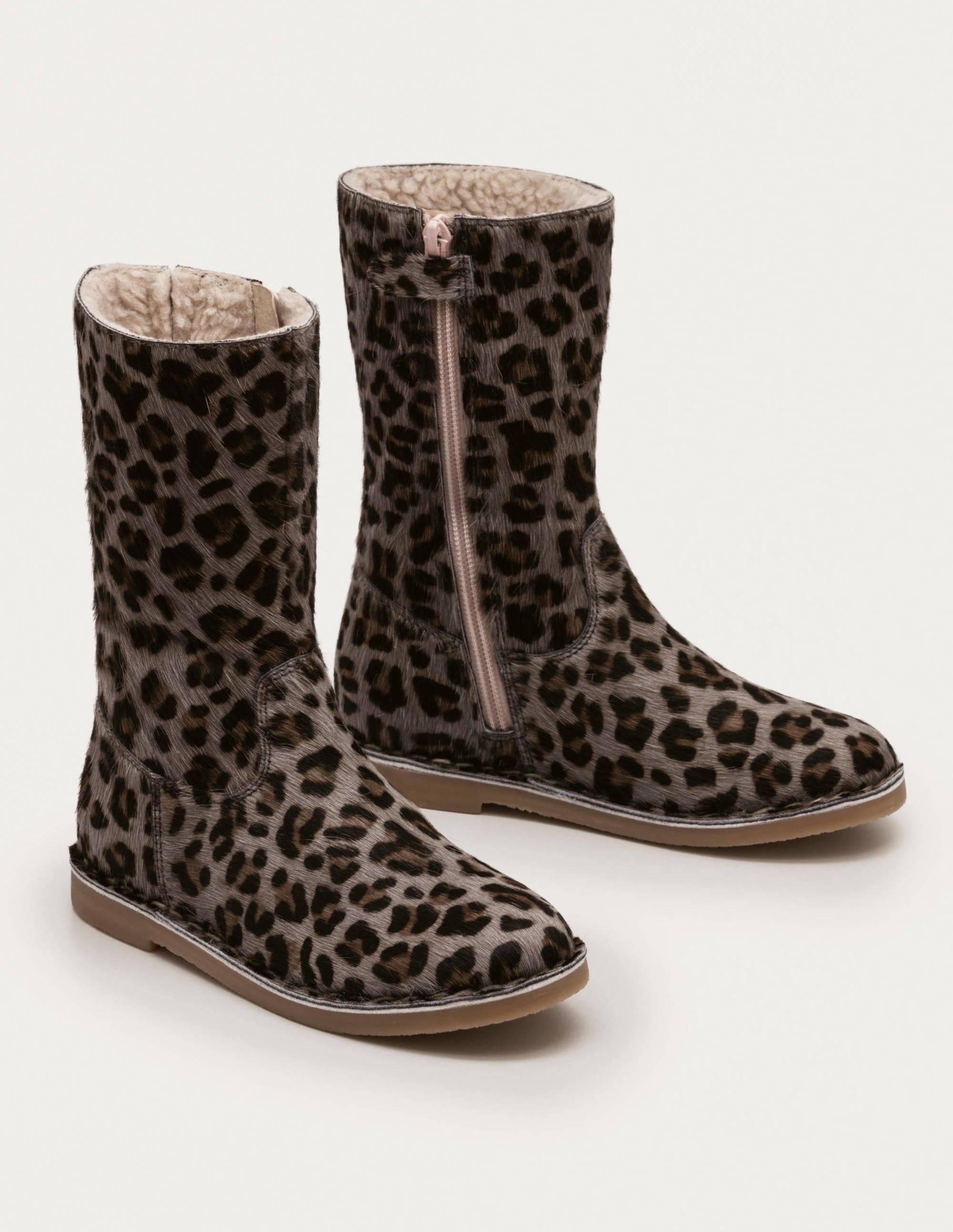 Tall Boots-College Navy Leopard - Image 1
