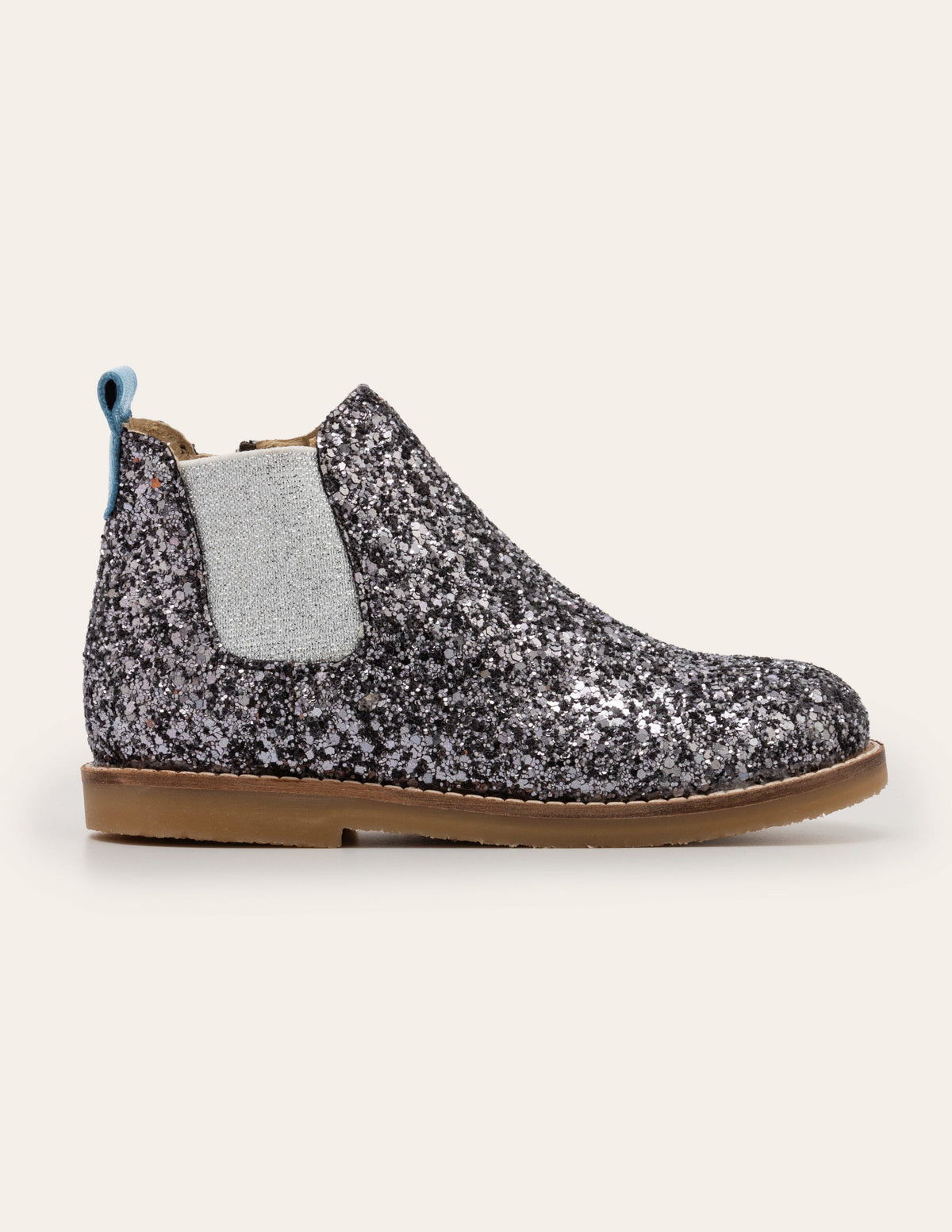 Leather Chelsea Boots-Mystic Metallic Glitter - Image 3