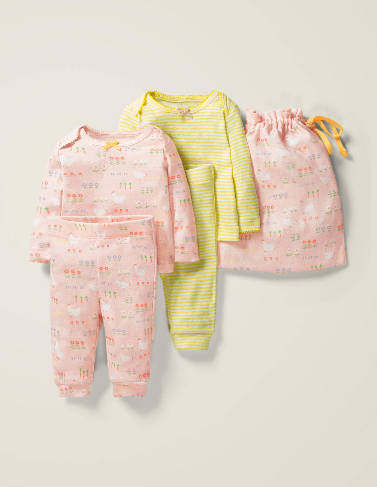 Supersoft Pointelle Pack-Provence Dusty Pink Floral - Image 1