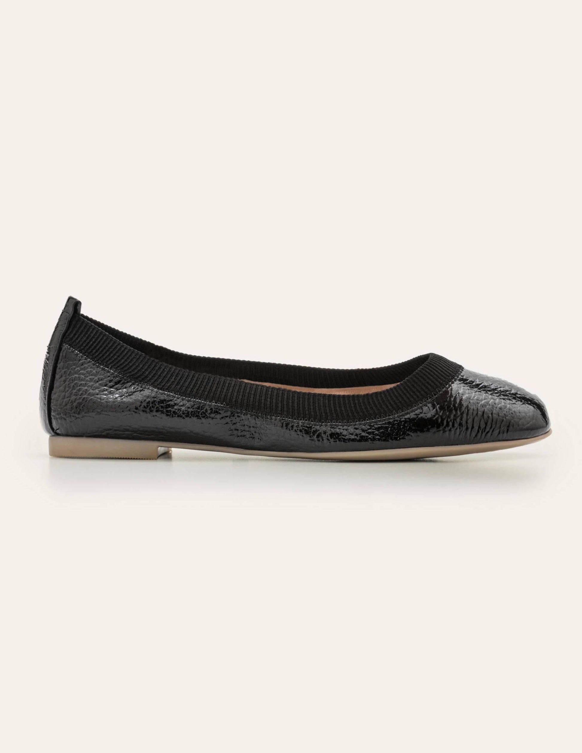 Hettie Flexi Ballerinas-Black Patent-2