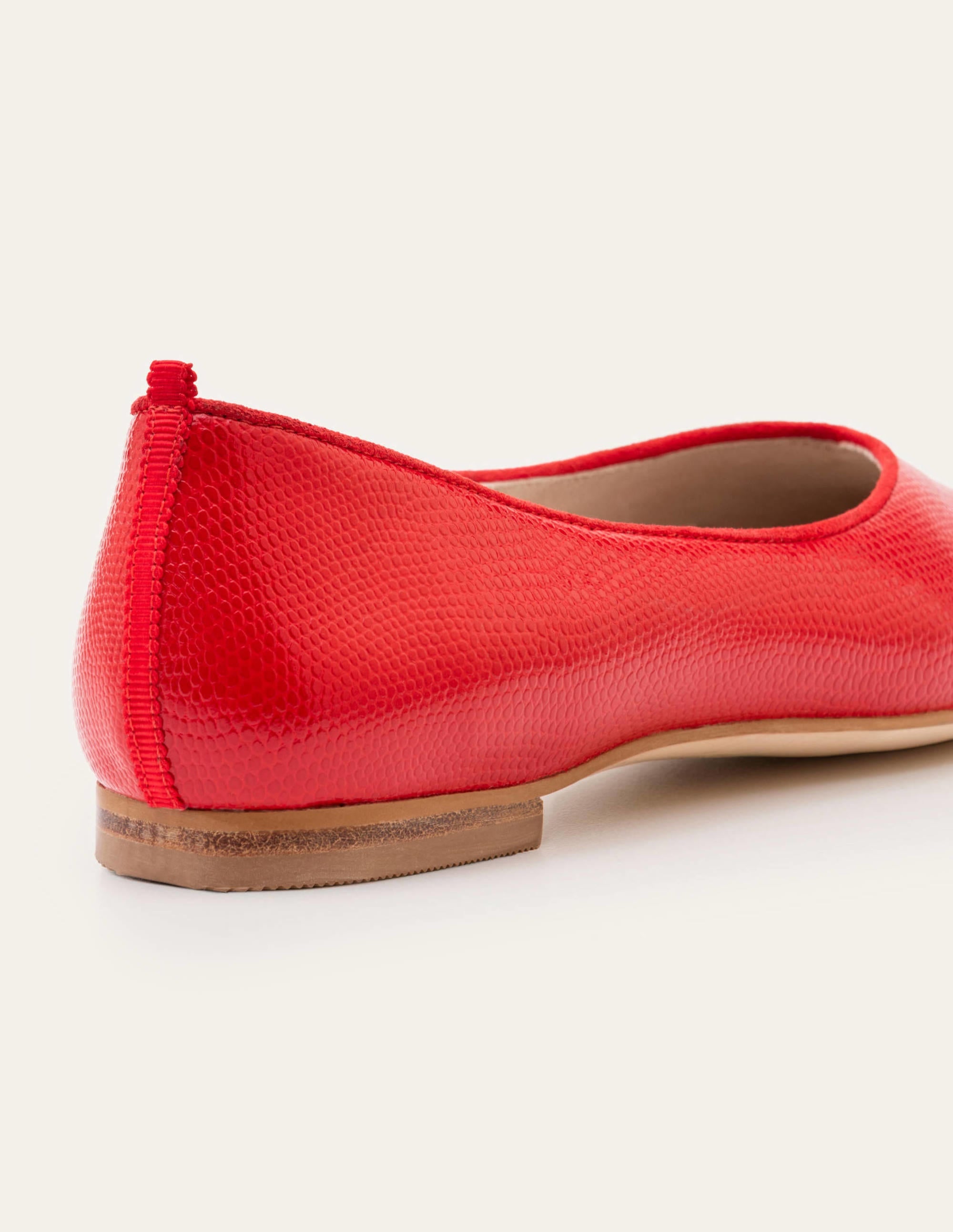 Julia Pointed Flats-Red Lizard - Image 2