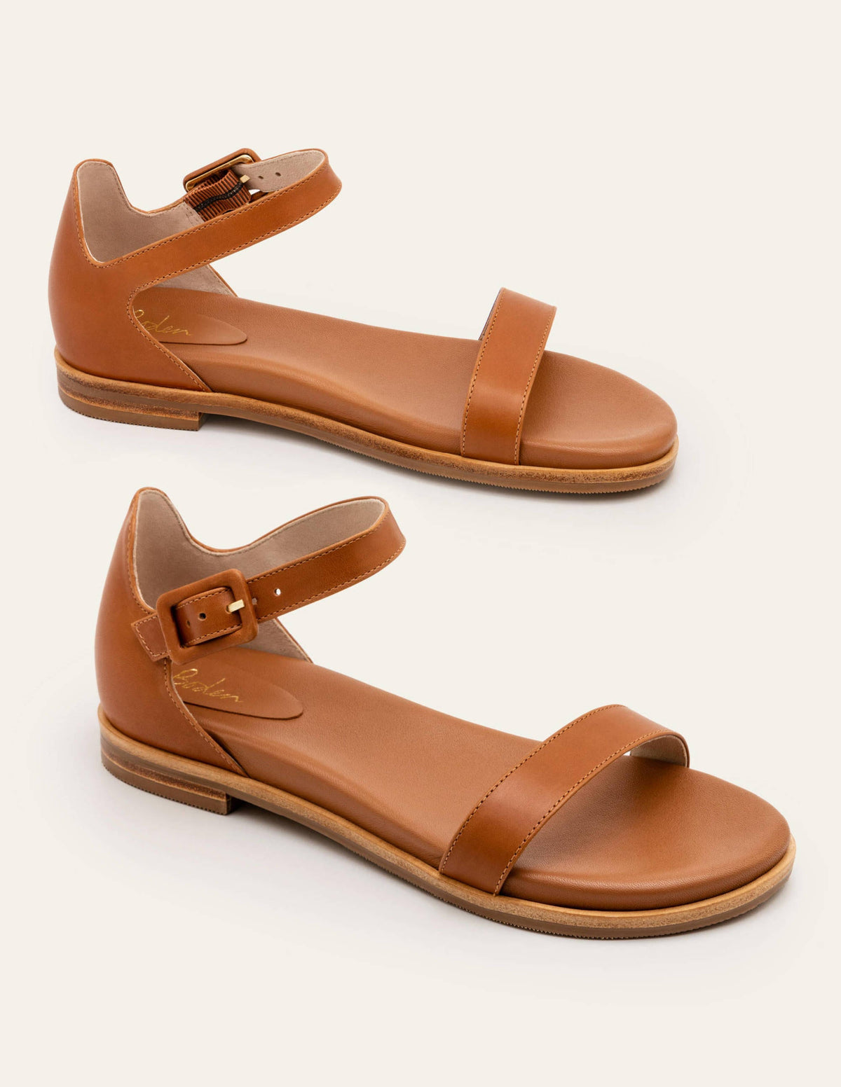 Katie Comfort Sandals-Tan - Image 1