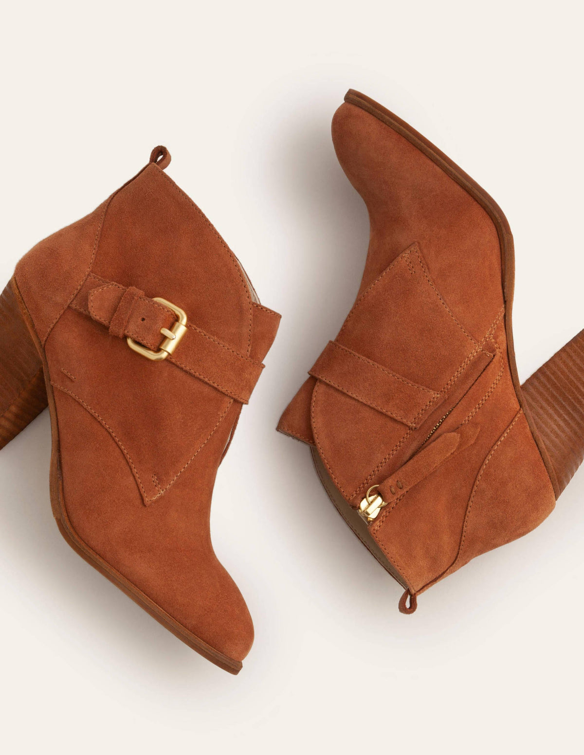 Carlisle Ankle Boots-Tan-1