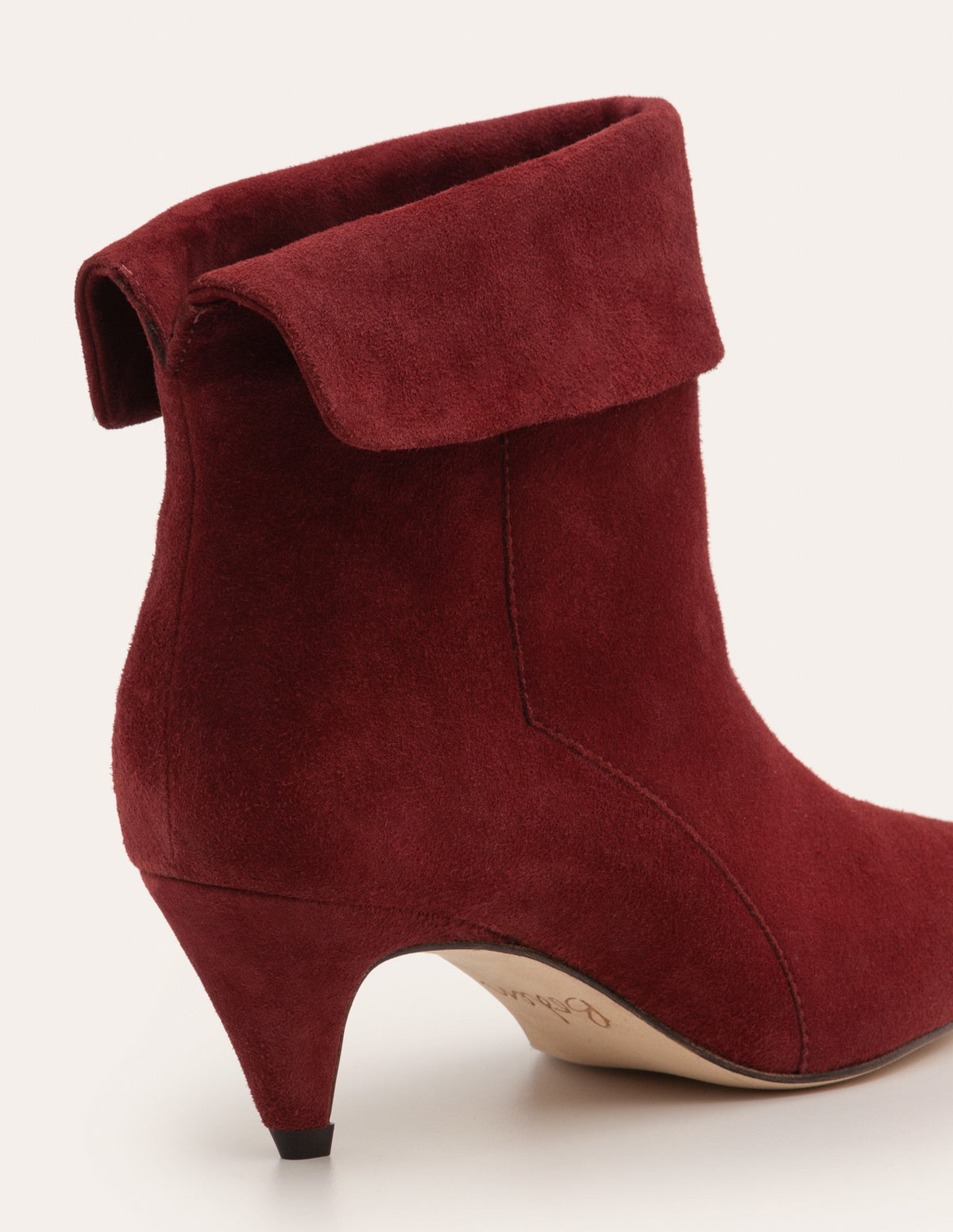 Haddington Ankle Boots-Maroon-2