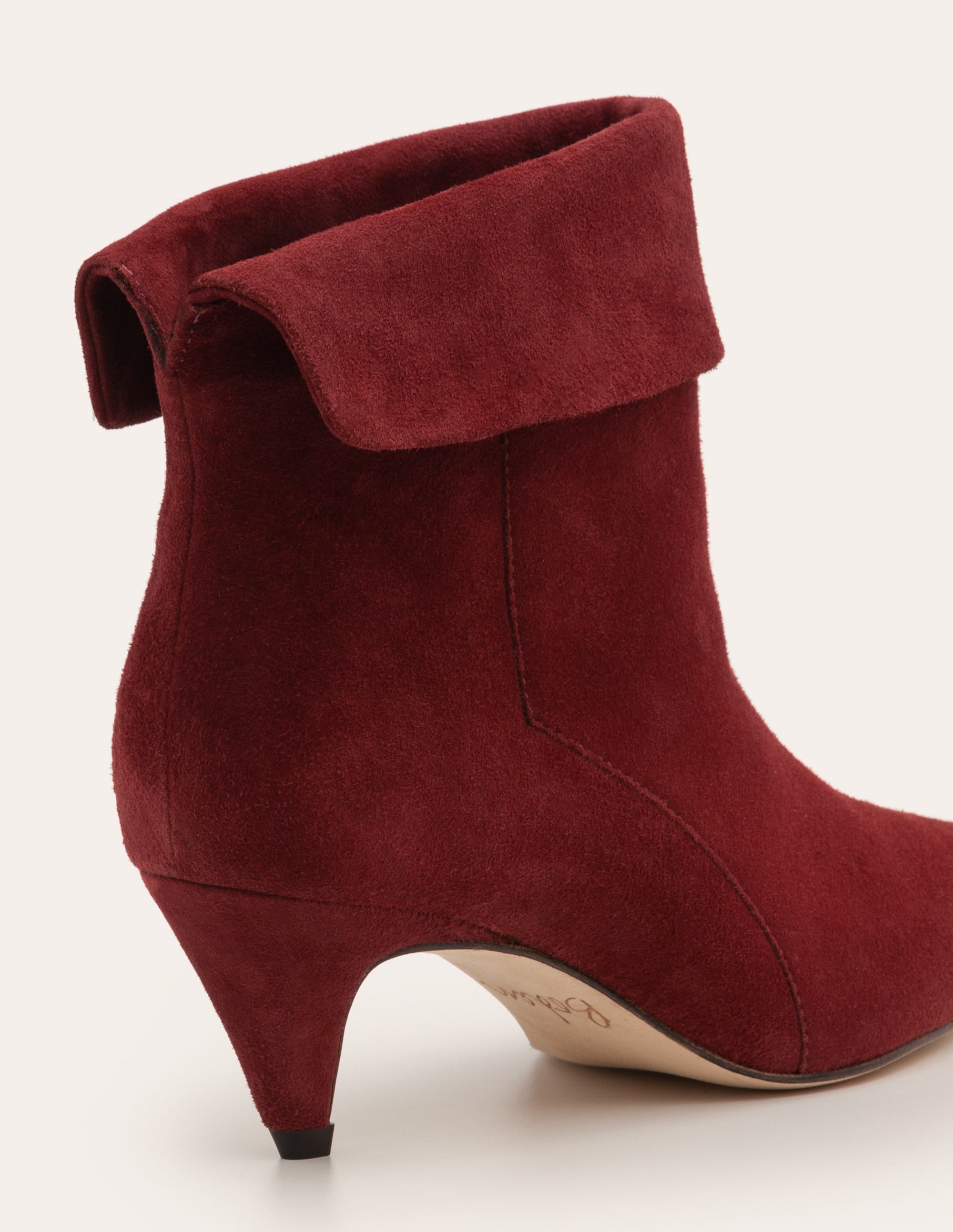 Haddington Ankle Boots-Maroon - Image 2