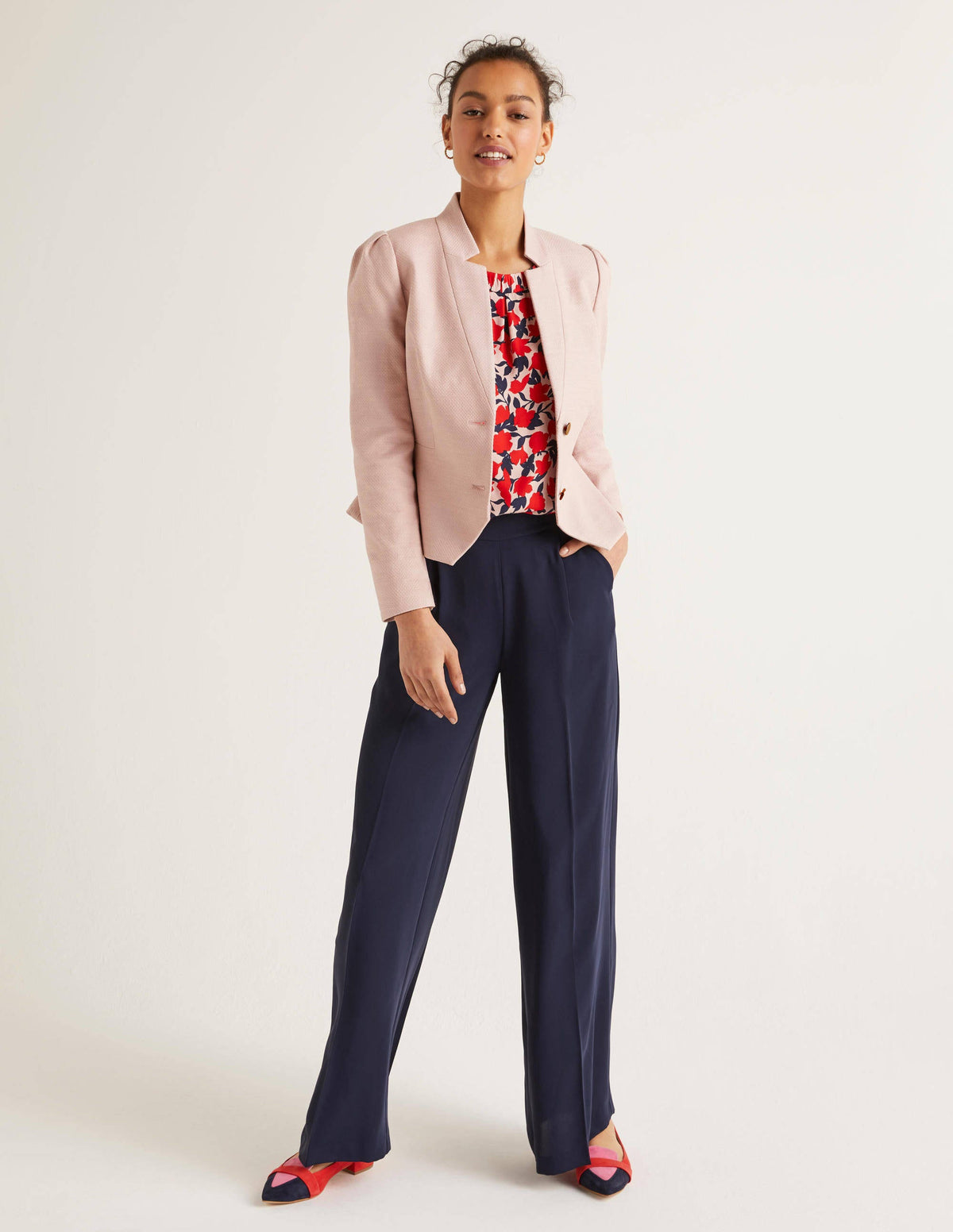 Woodville Textured Jacket-Milkshake - Image 2