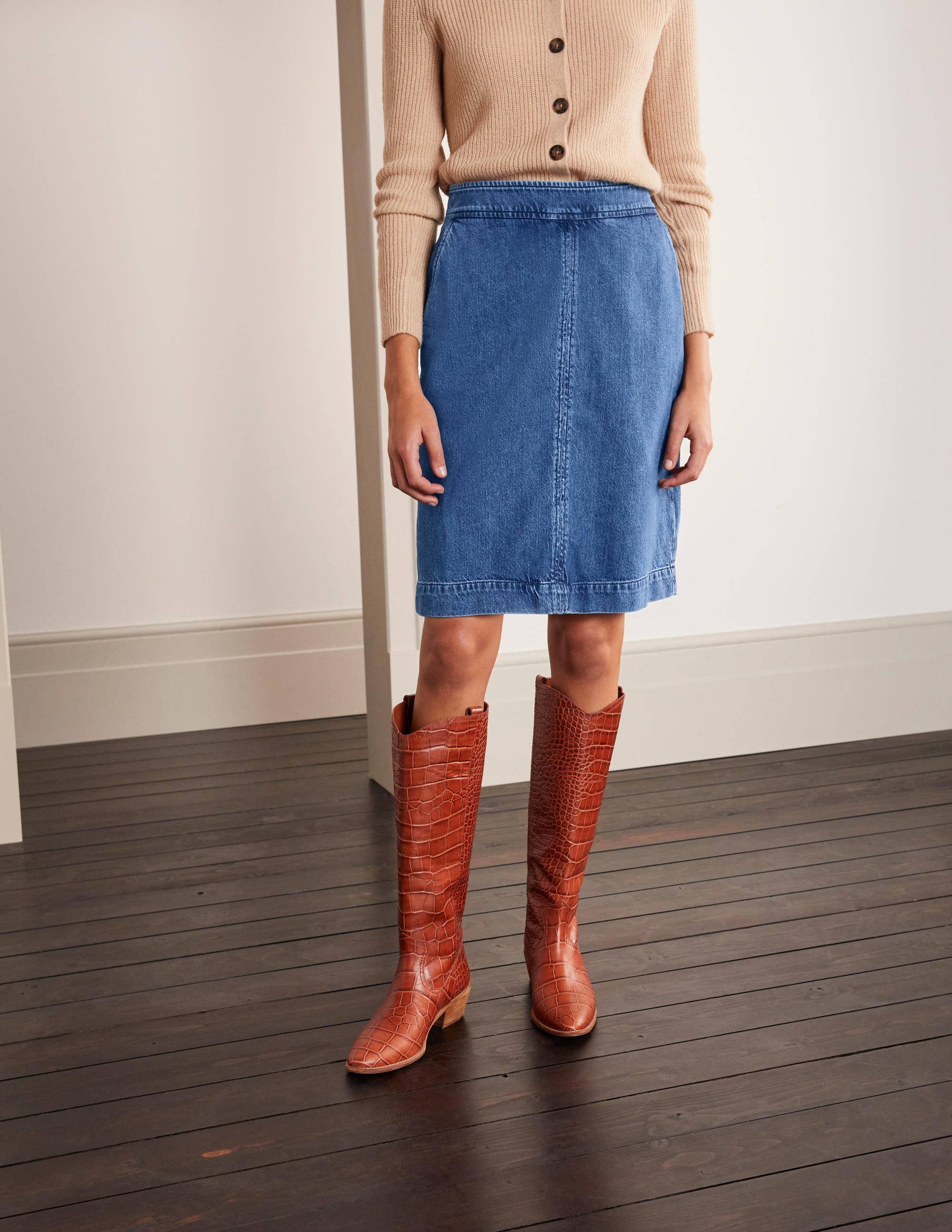 Beresford Mini Skirt-Mid Vintage-1