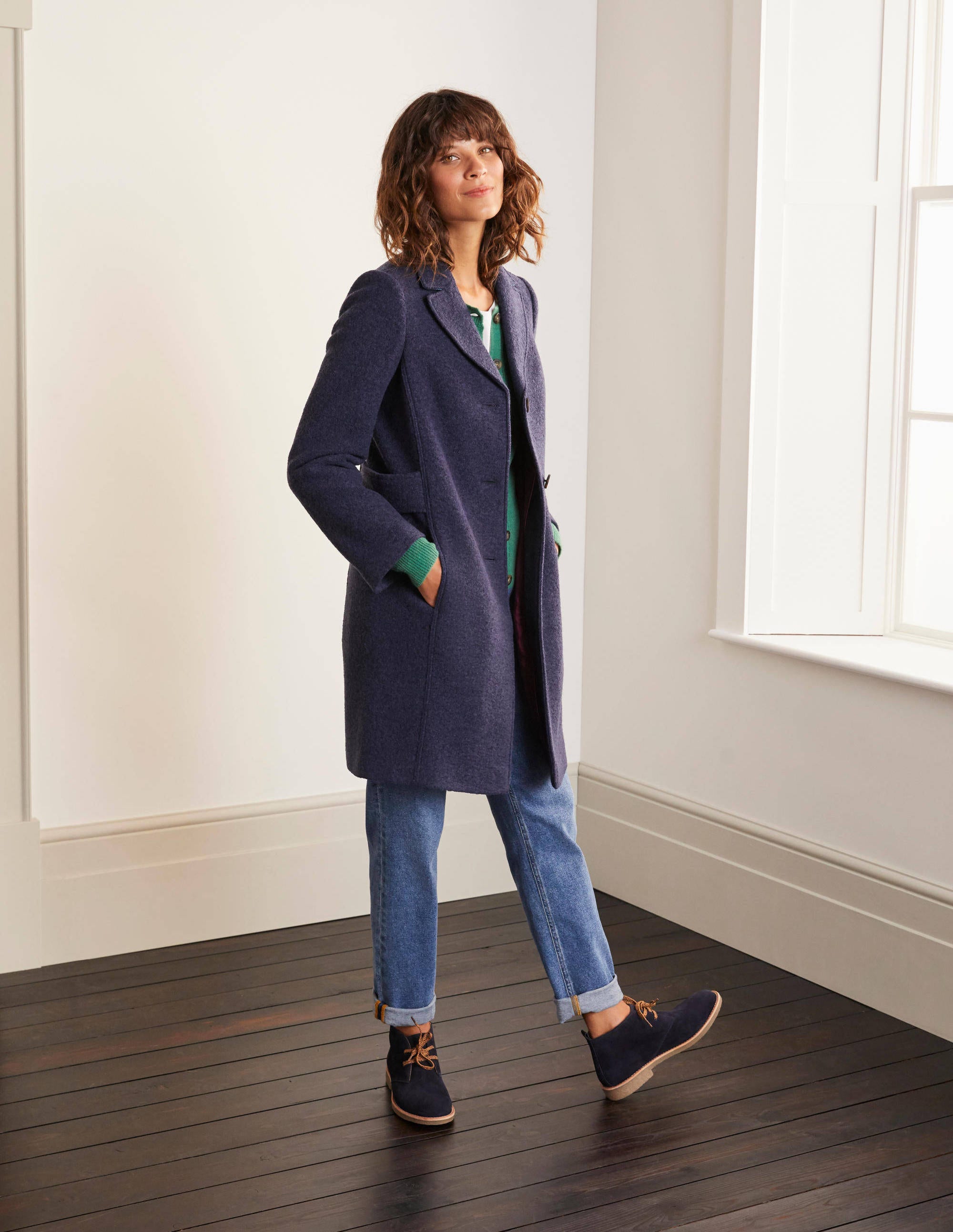 Knight Coat-Navy - Image 1