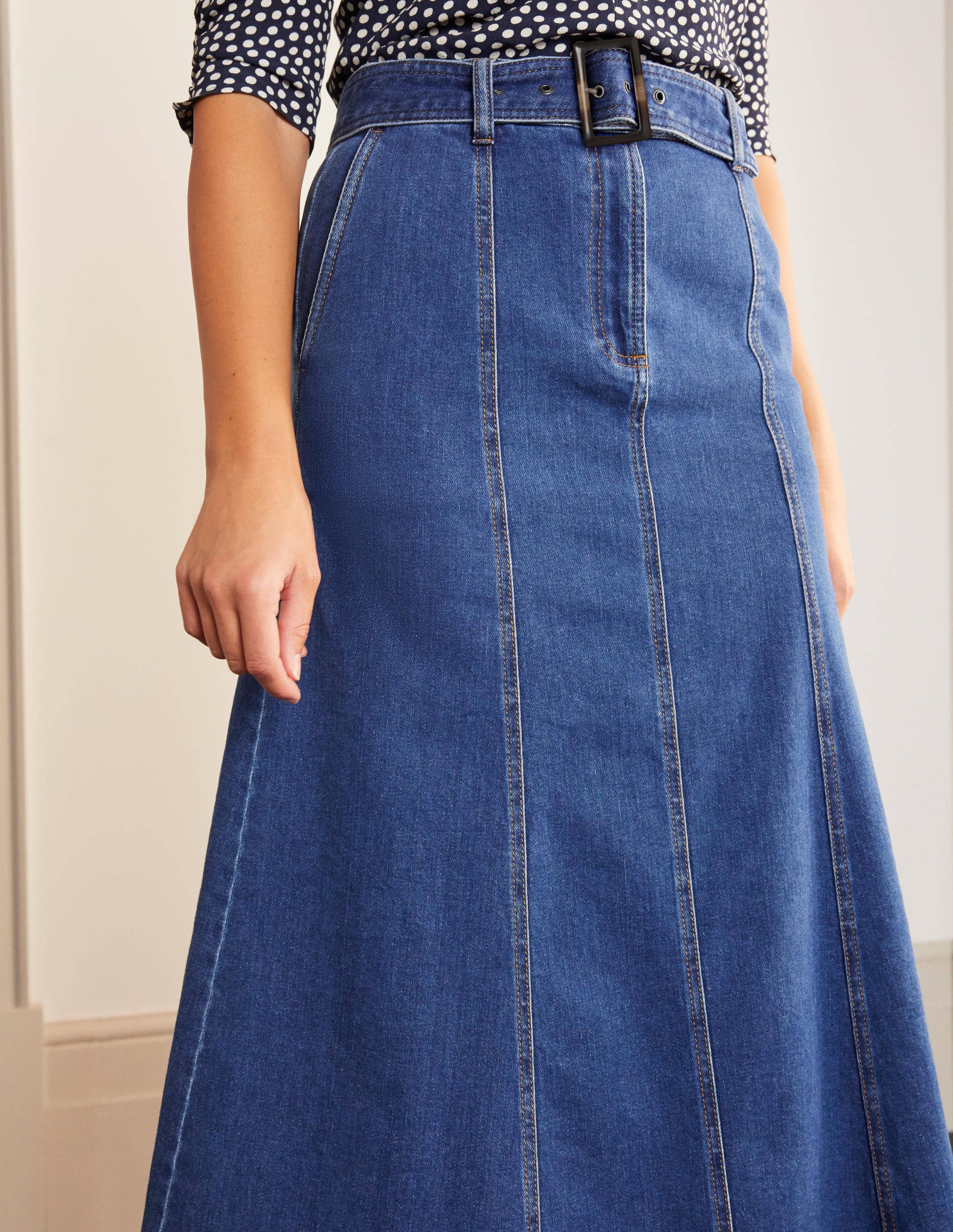 Everdene Midi Skirt-Mid Vintage - Image 2