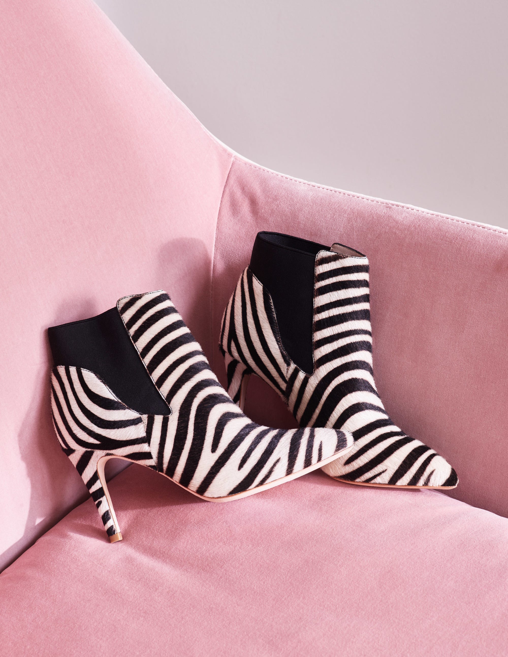 Elsworth Ankle Boots-Zebra - Image 4