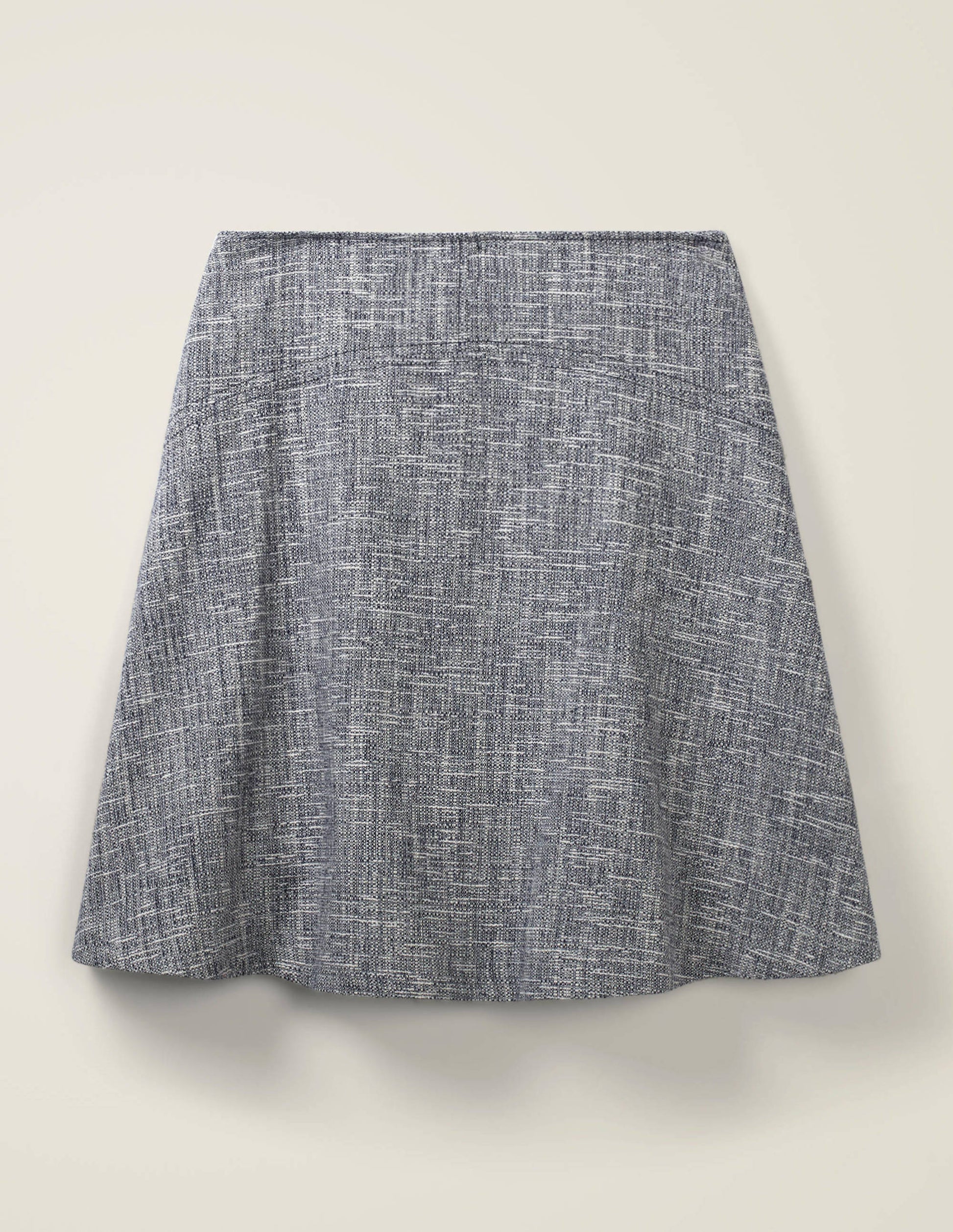 Catherick Textured Mini Skirt-Blue Texture-5