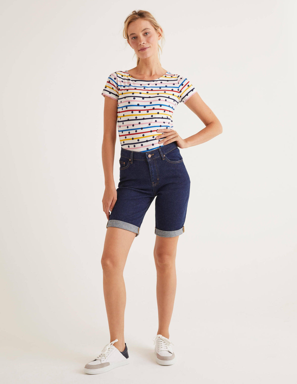 Kynance Denim Shorts-Indigo - Image 5