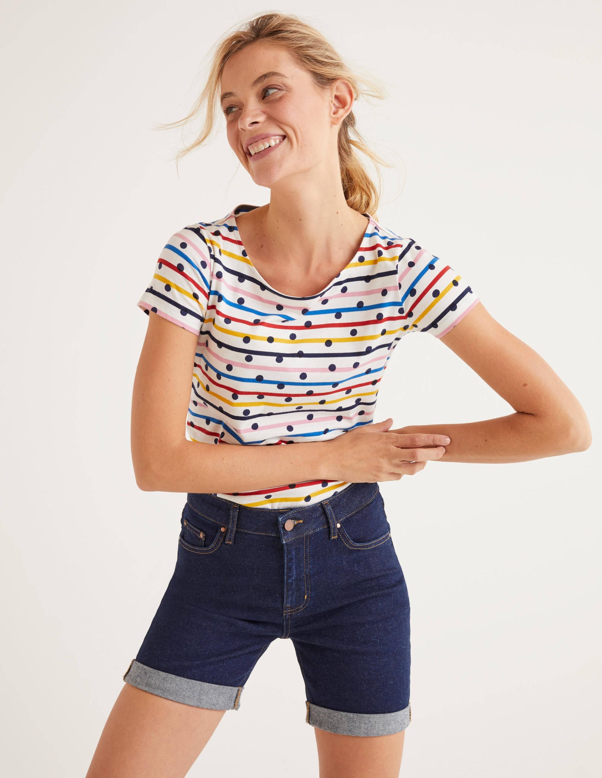 Kynance Denim Shorts-Indigo - Image 2