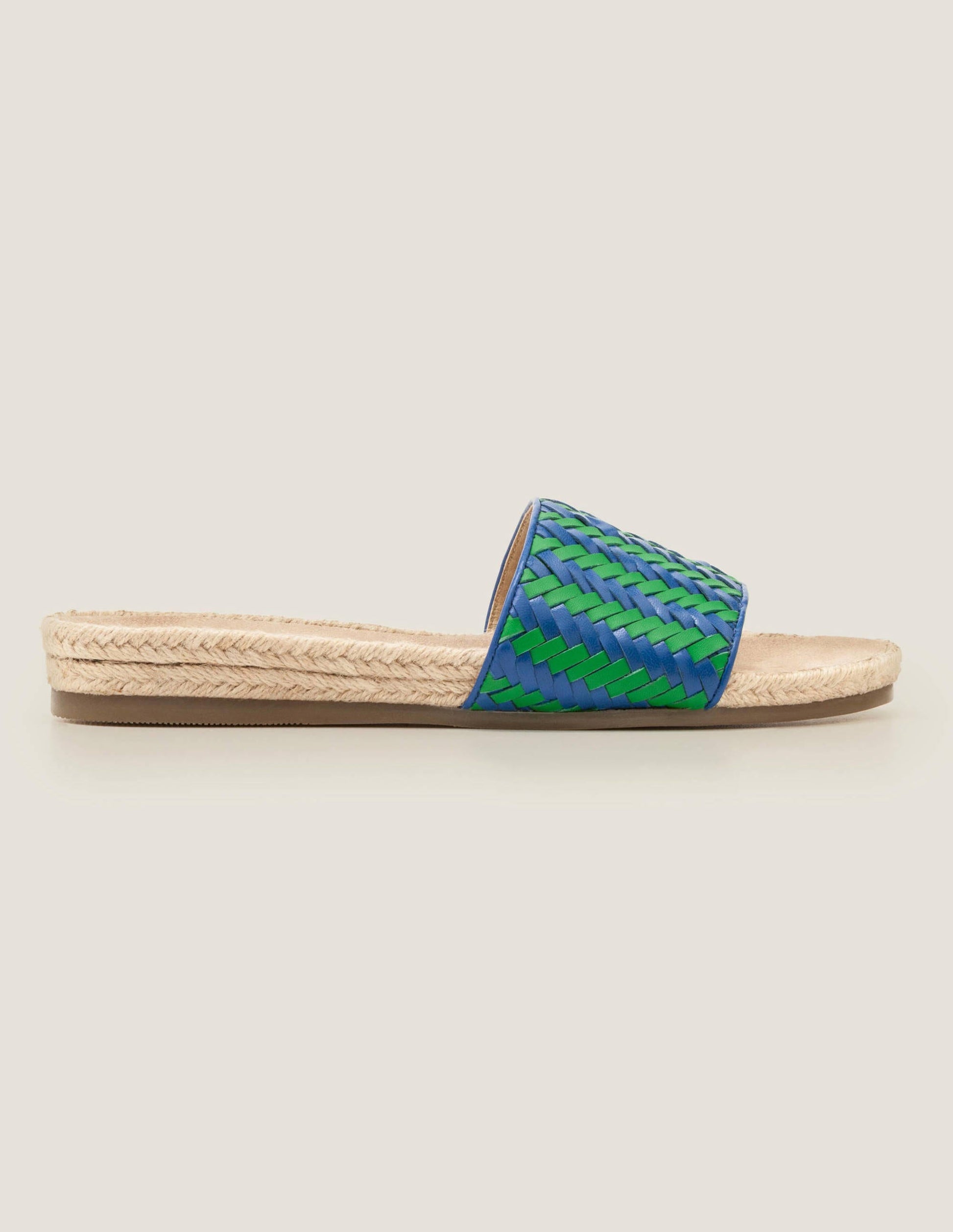 Imogen Footbed Slides-Bold Blue/ Rich Emerald-2