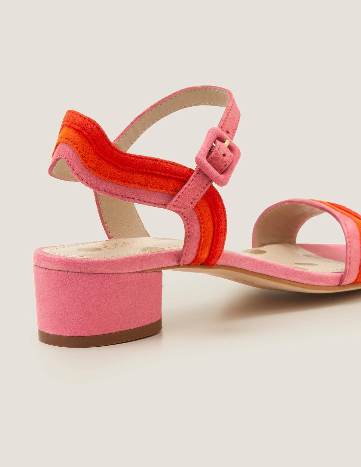 Kitty Heeled Sandals-Bright Camellia Multi - Image 2