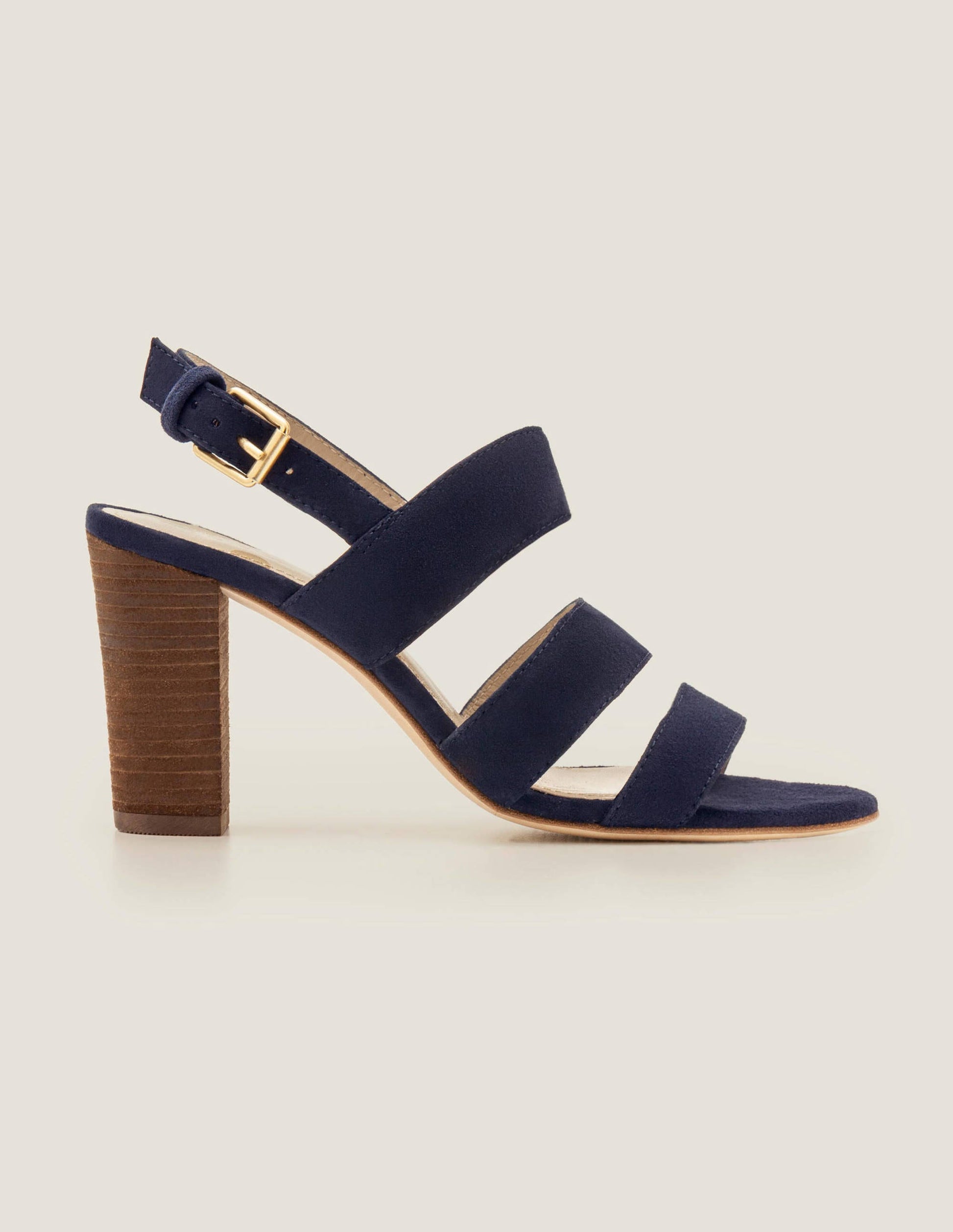 Samantha Heeled Sandals-Navy-2