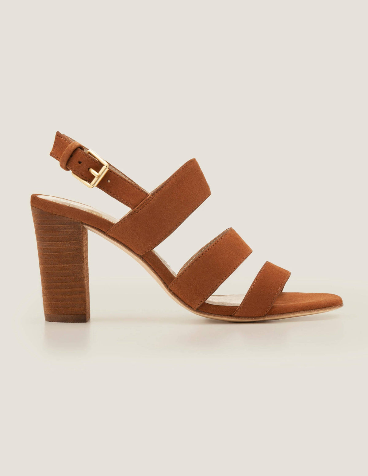Samantha Heeled Sandals-Tan - Image 2