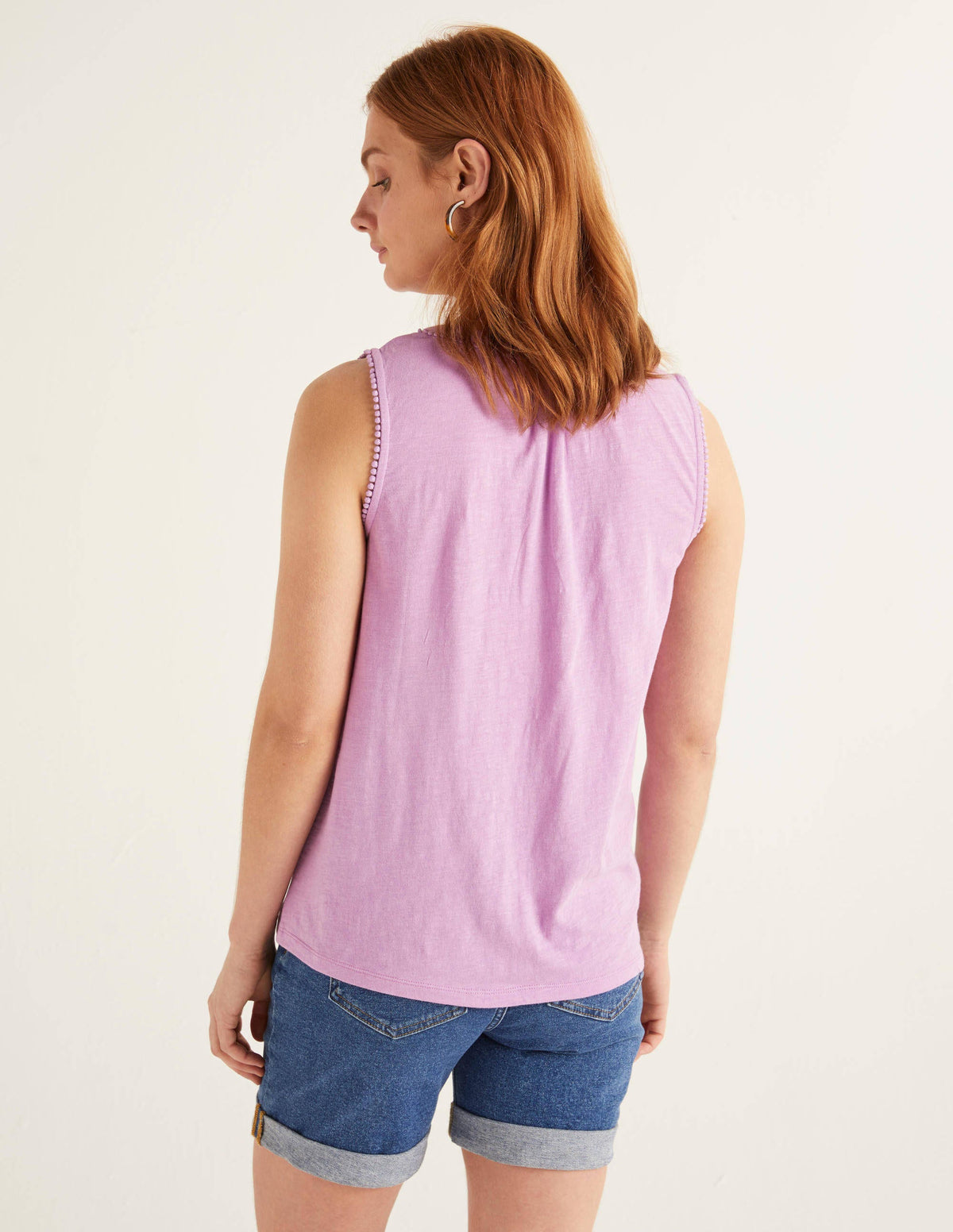 Dara Pompom Jersey Shirt-Lupin-4
