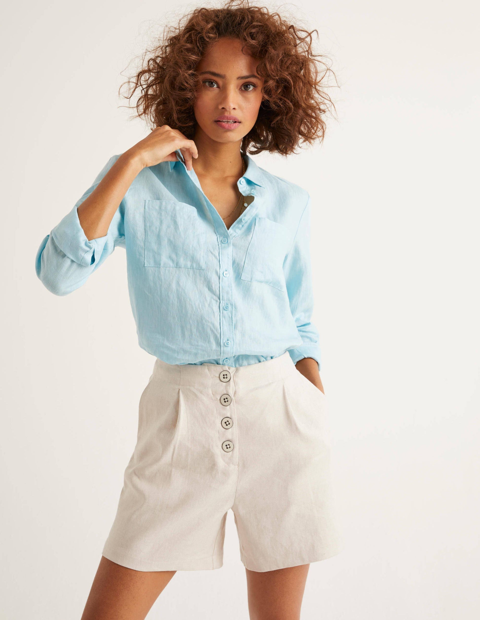 Bamburgh Shorts-Natural-3