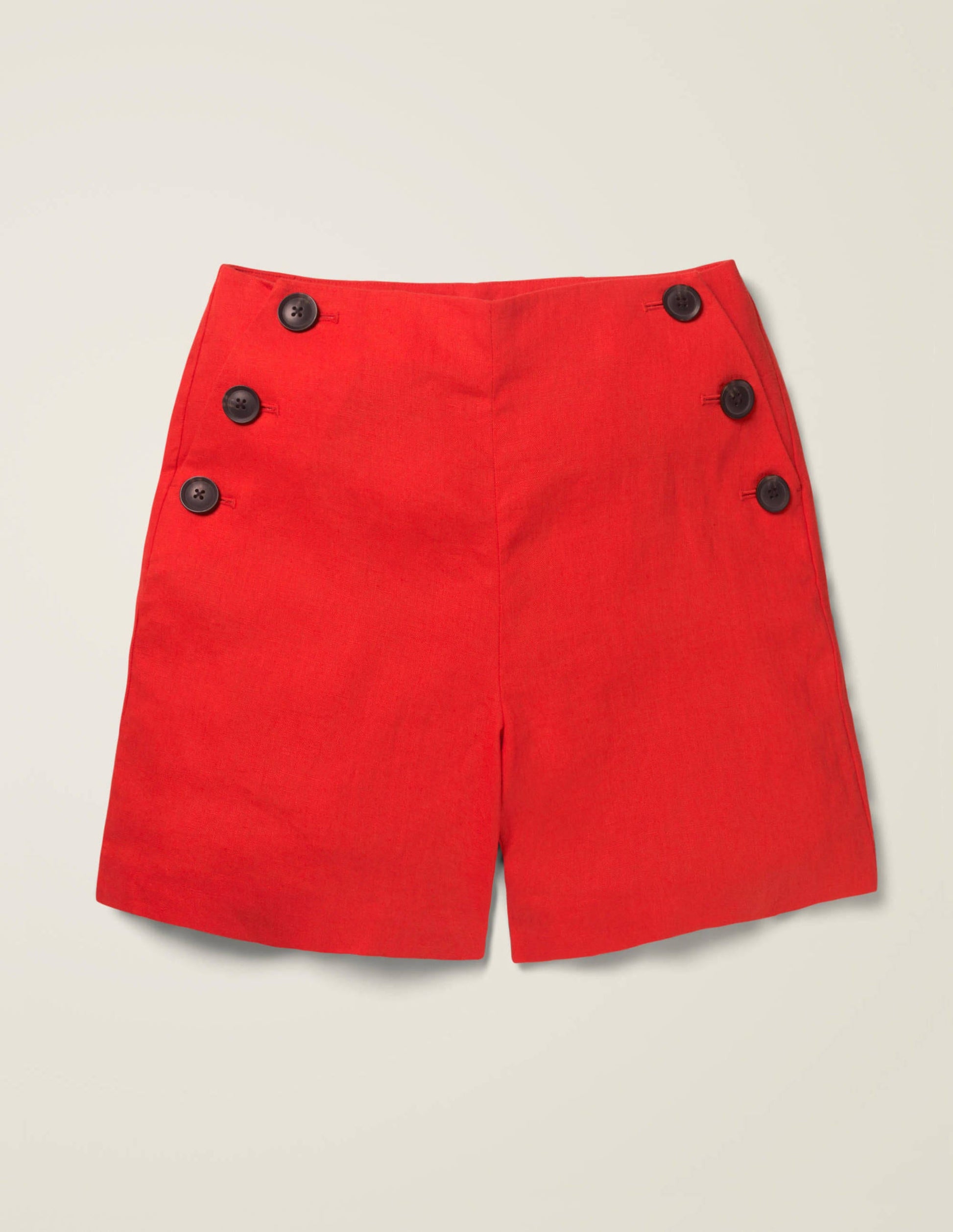 Falmouth Linen Shorts-Orange Sunset-5
