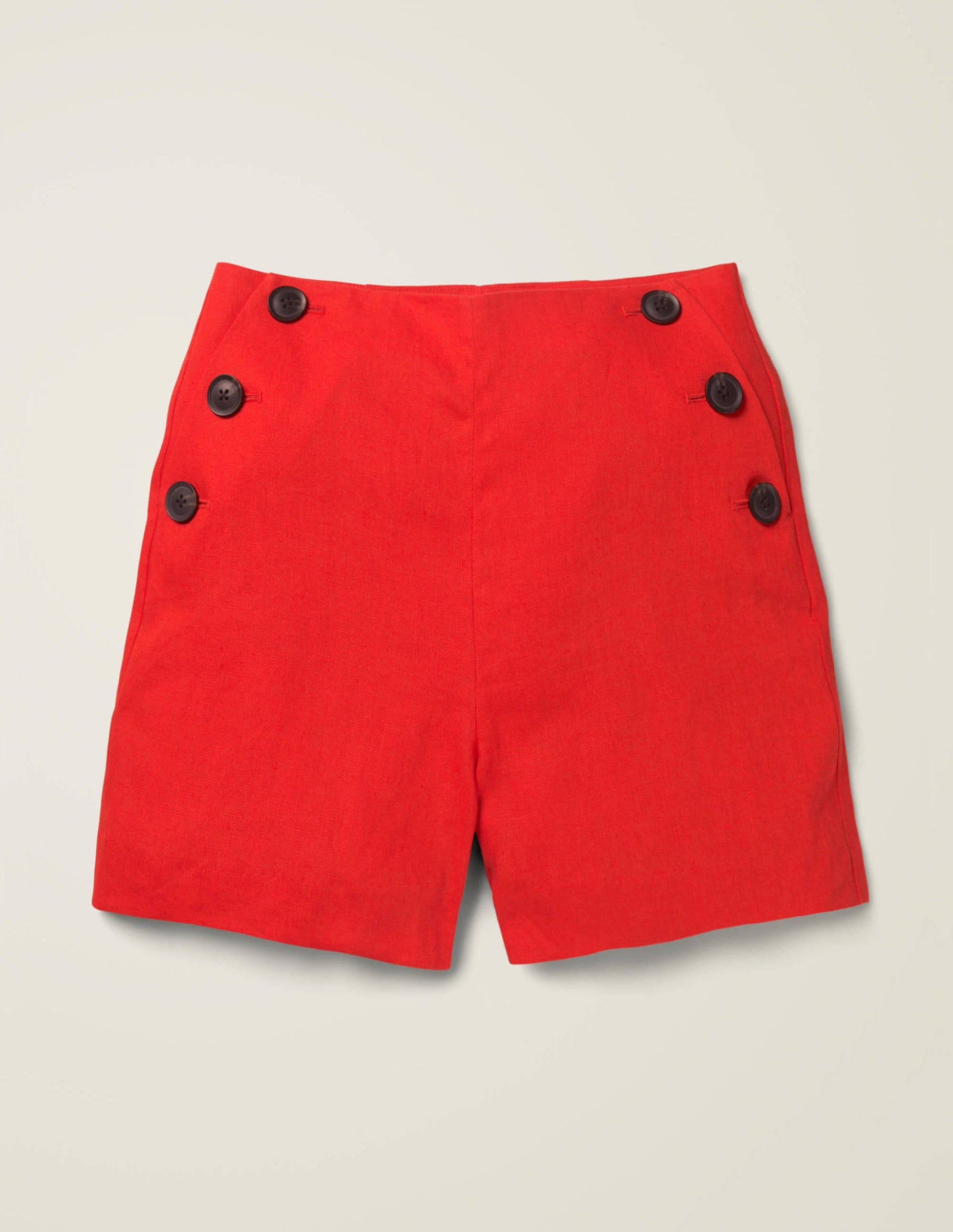 Falmouth Linen Shorts-Orange Sunset-6