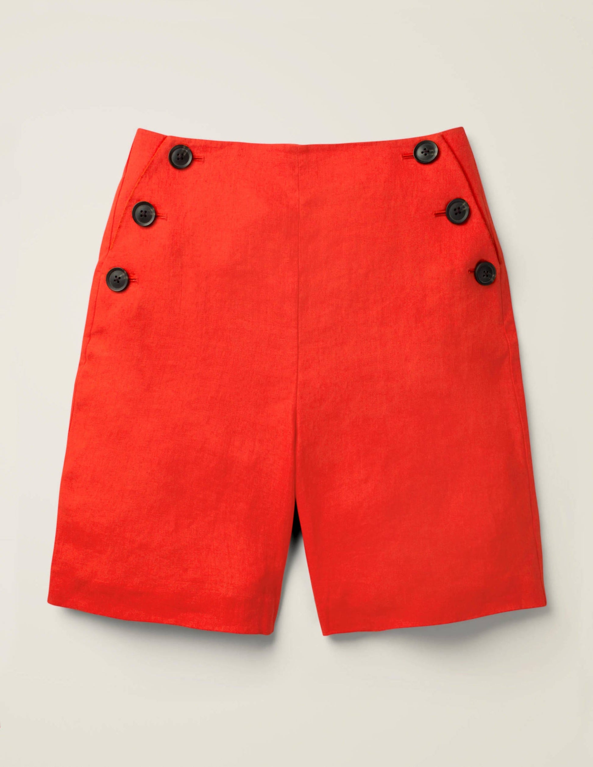 Falmouth Linen Shorts-Orange Sunset-7
