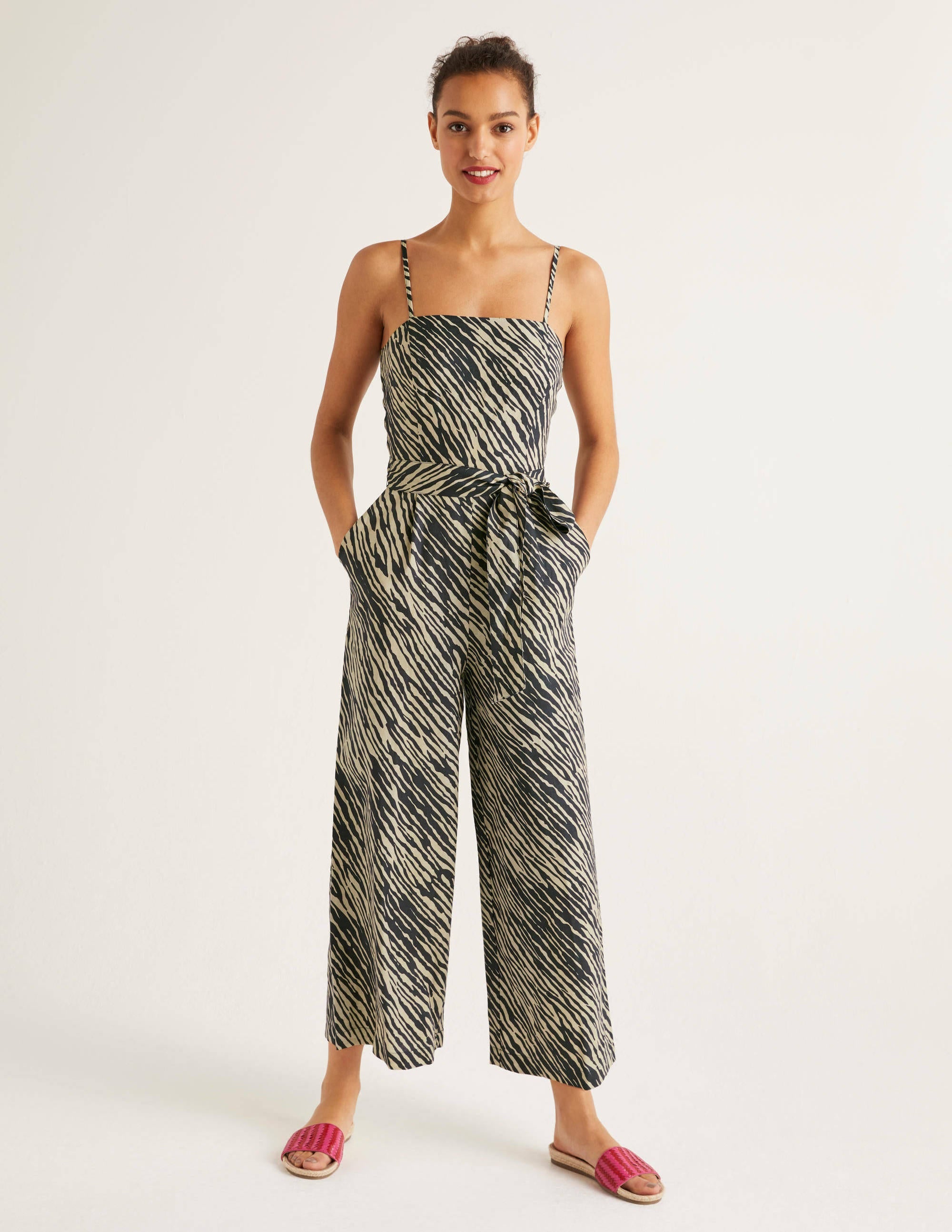 Colette Linen Jumpsuit-Animal - Image 4