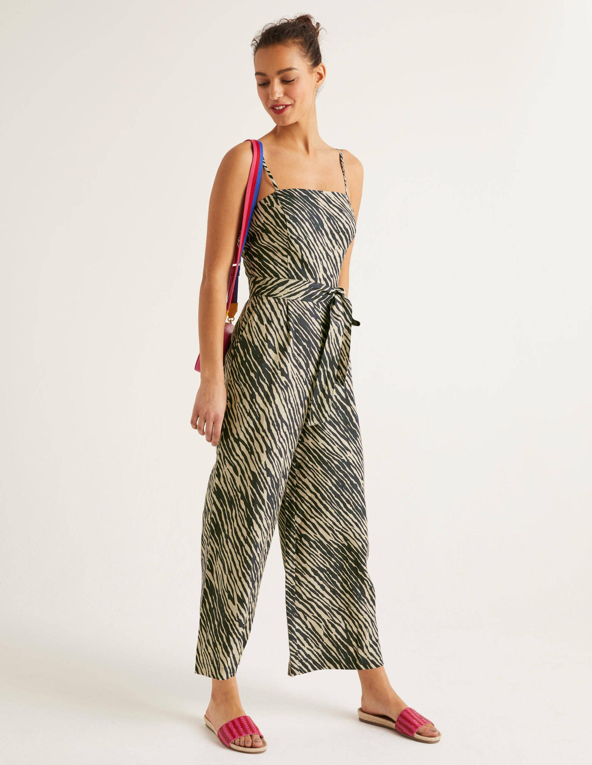 Colette Linen Jumpsuit-Animal - Image 2