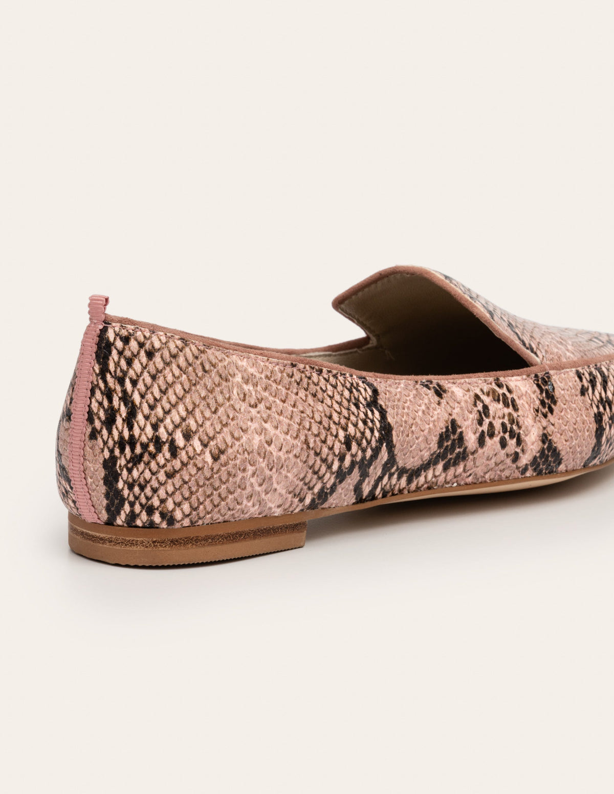 Emma Flexi Sole Shoes-Antique Pink Multi Snake - Image 2