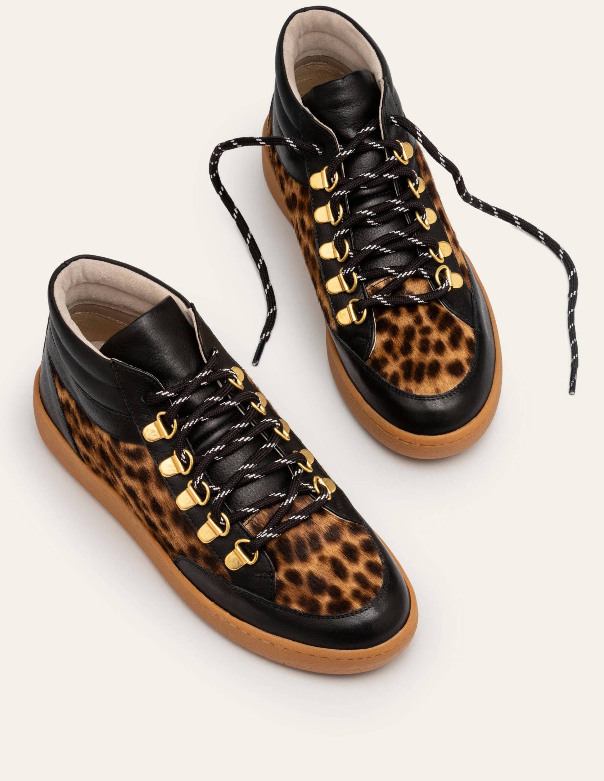 Anita Trainers-Black/Tan Leopard-1