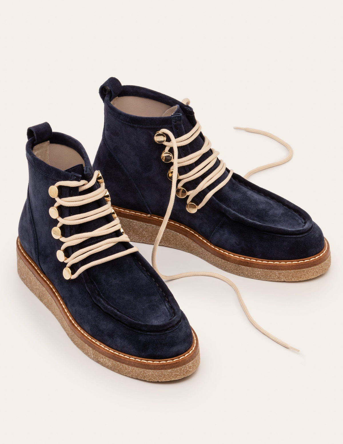 Gowrie Ankle Boots-Navy-1