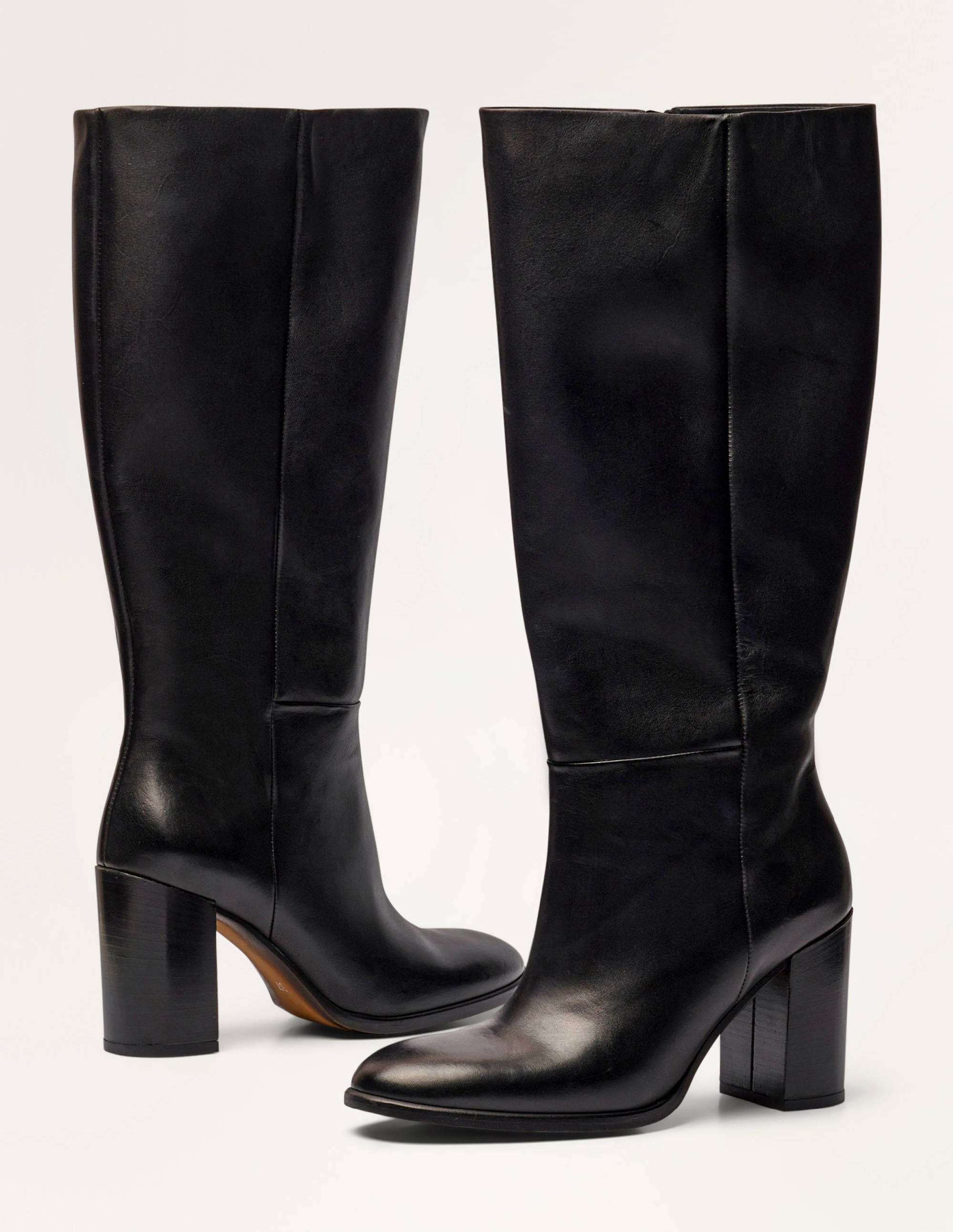 Chichester Knee High Boots-Black - Image 1