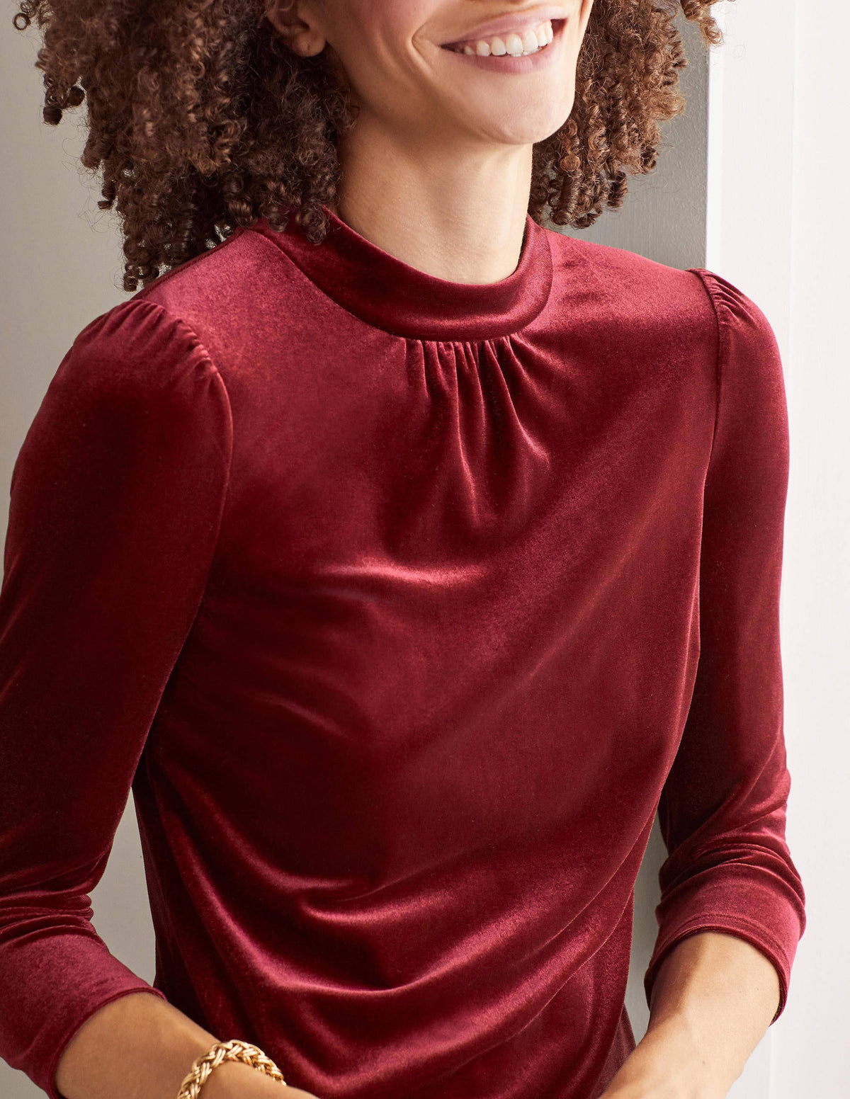 Livia Velvet Shift Dress-Ruby Ring-4