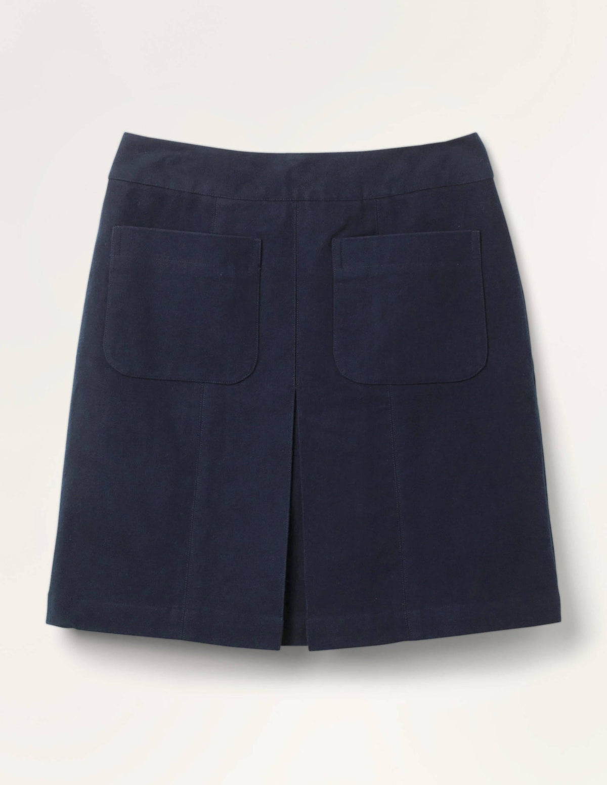 Auria Moleskin Skirt-Navy - Image 4