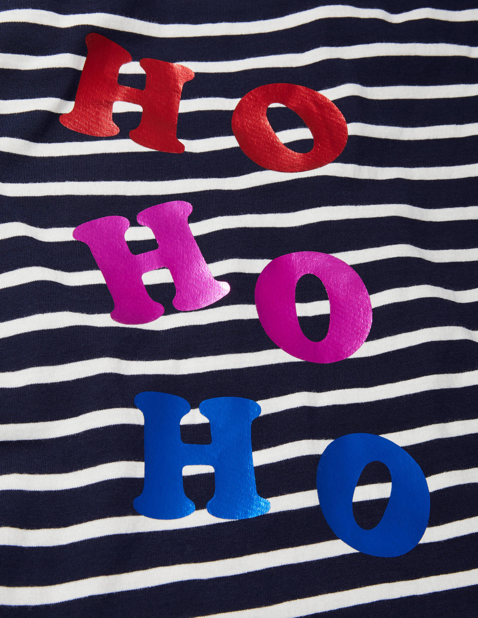 Christmas Breton-Metallic foil slogan - Image 5