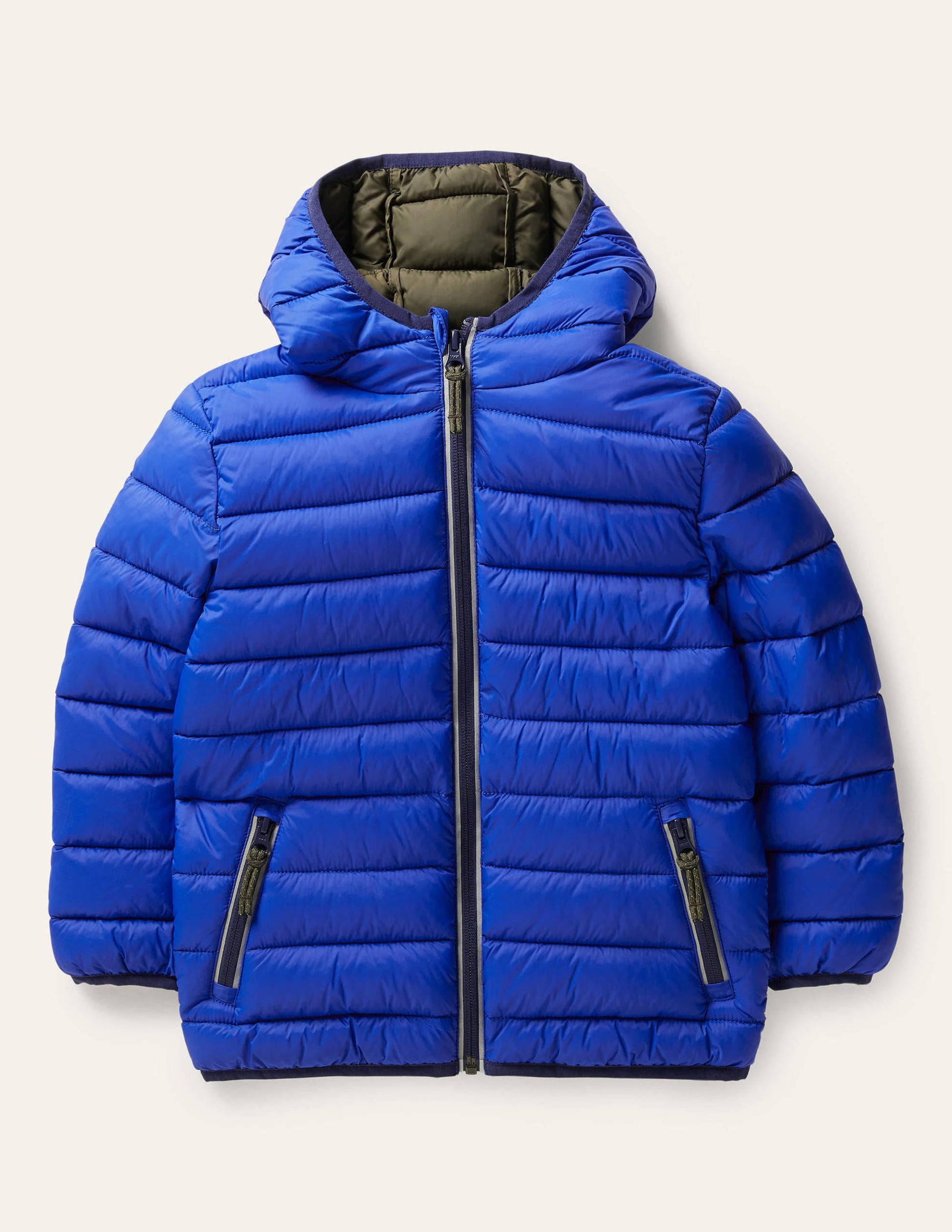 Cosy Pack-away Padded Jacket-Brilliant Blue-1